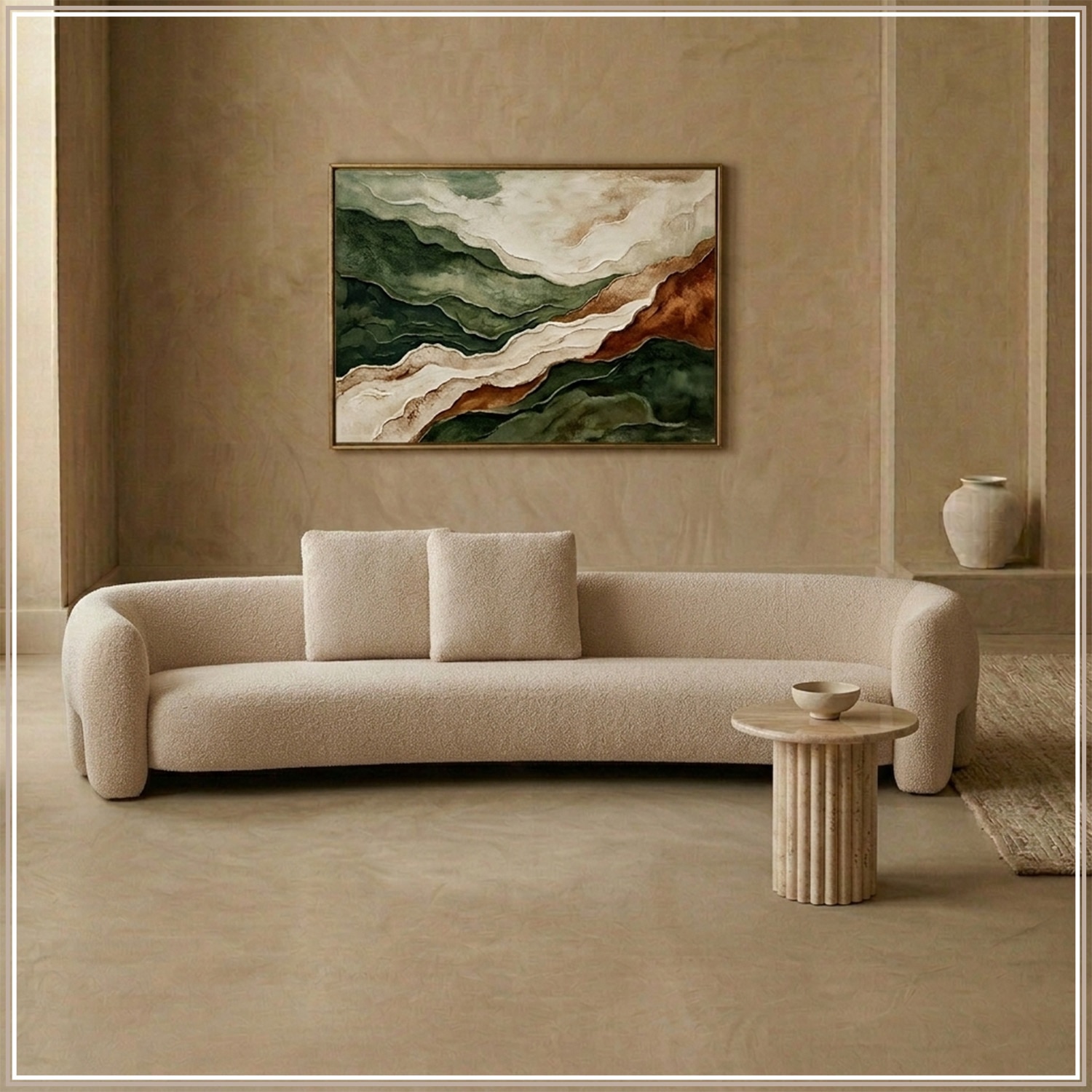 Urbanopulence  Wood 3 Seater With Upholstery Non Storage Sofa In White Colour - Nestroots