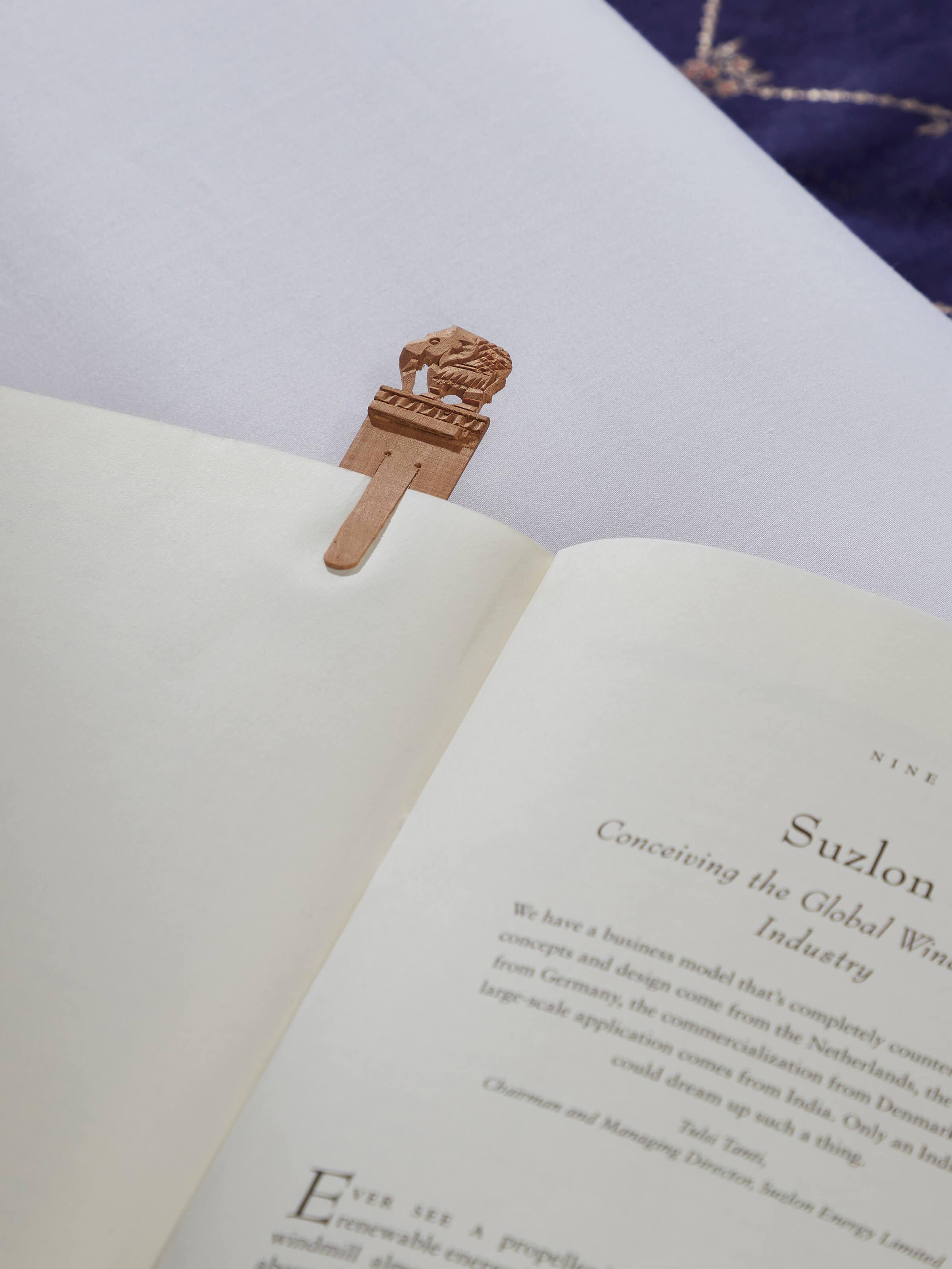 Carved Sandalwood Bookmark
