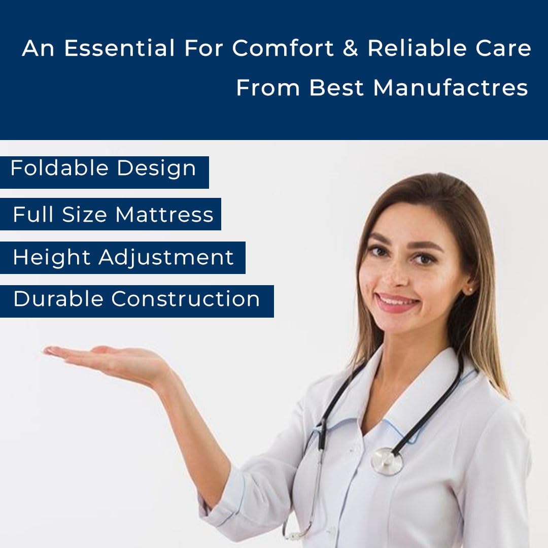 Vital ICU 4-Fold Hospital Mattress With Herbfresh Technology And Rexine Cover