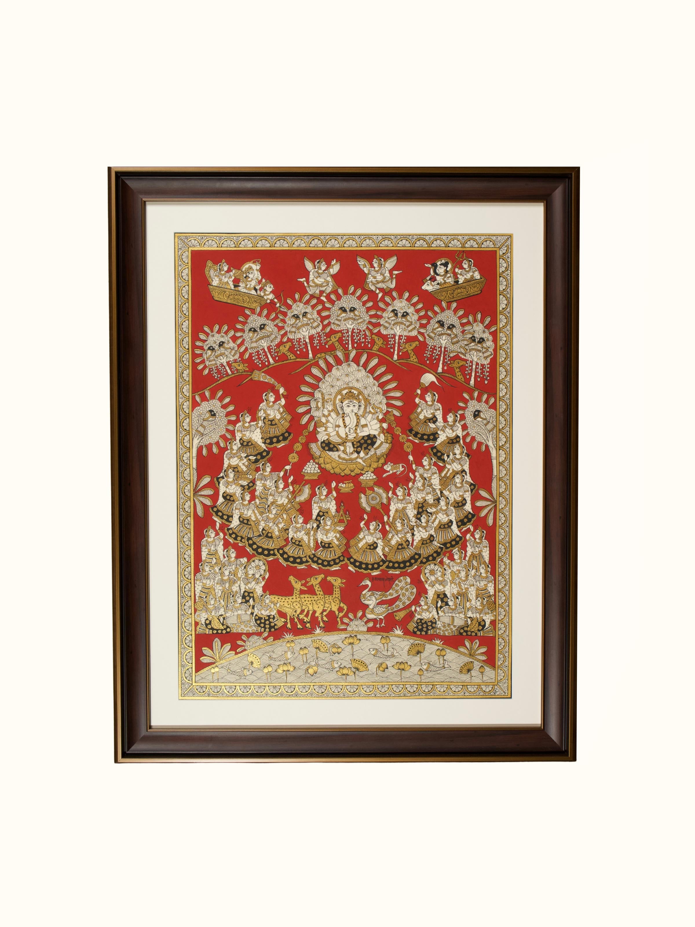 Ganesh Vandana Phad Painting