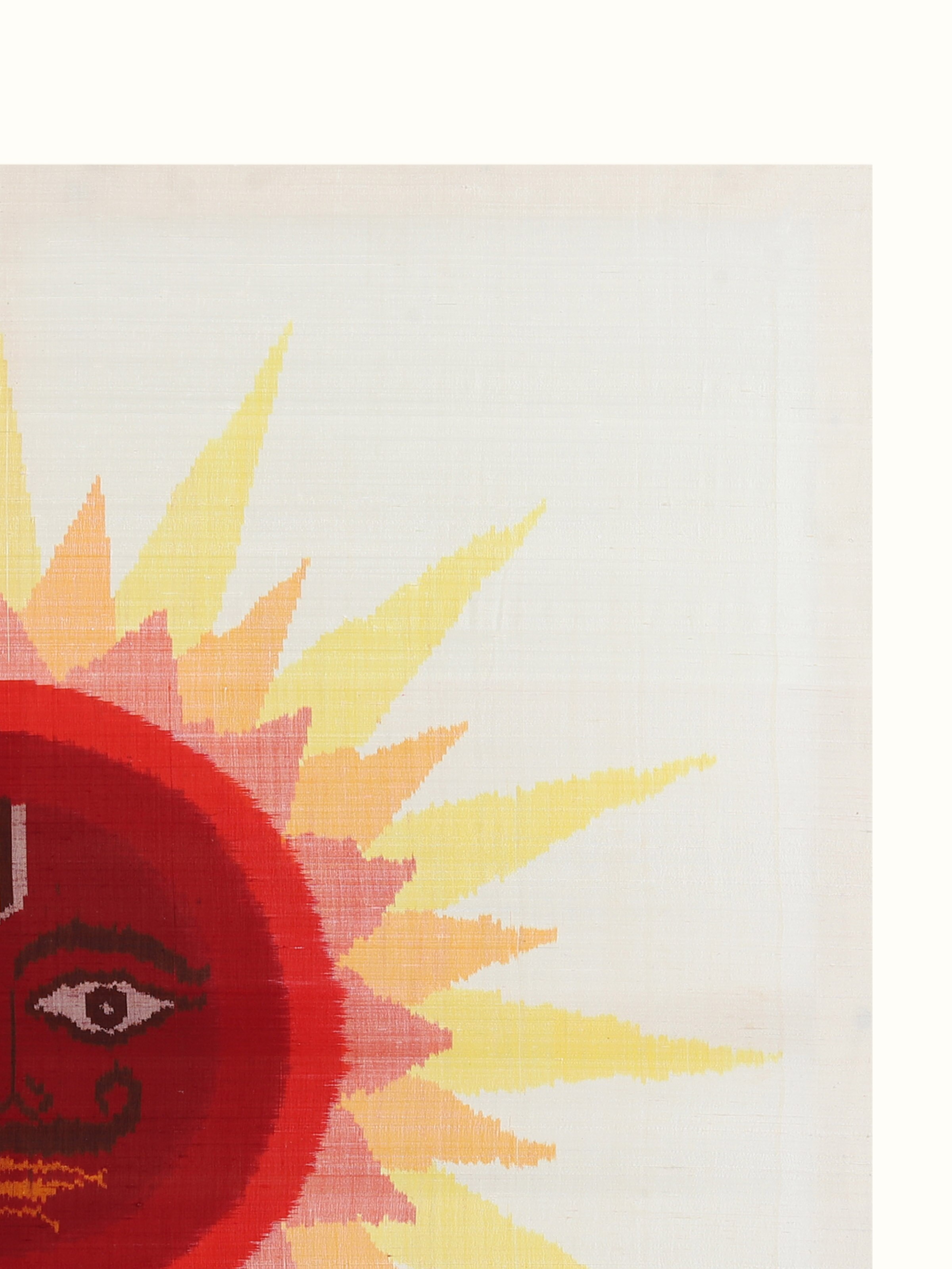 Ikat Sun Wall Hanging