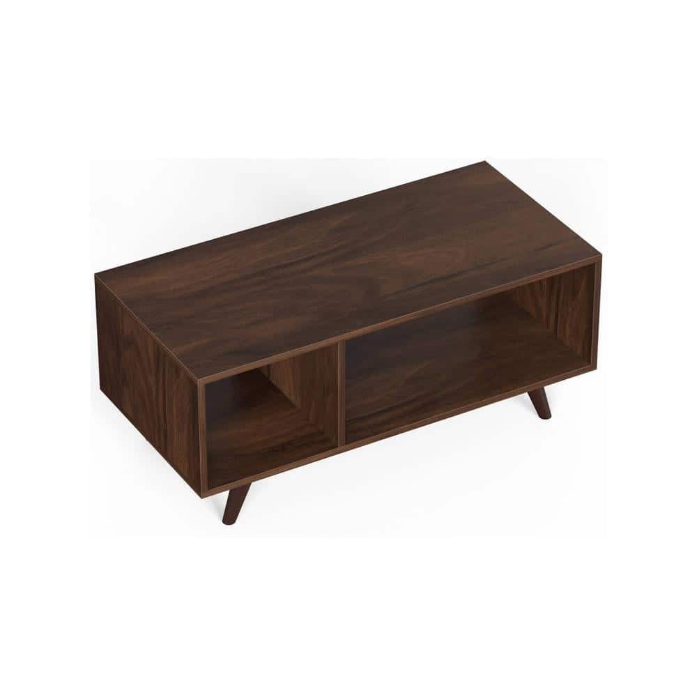 Taury Small Engineered Wood Coffee Center Sofa Tea/Teapoy Console Table (Brown Maple)