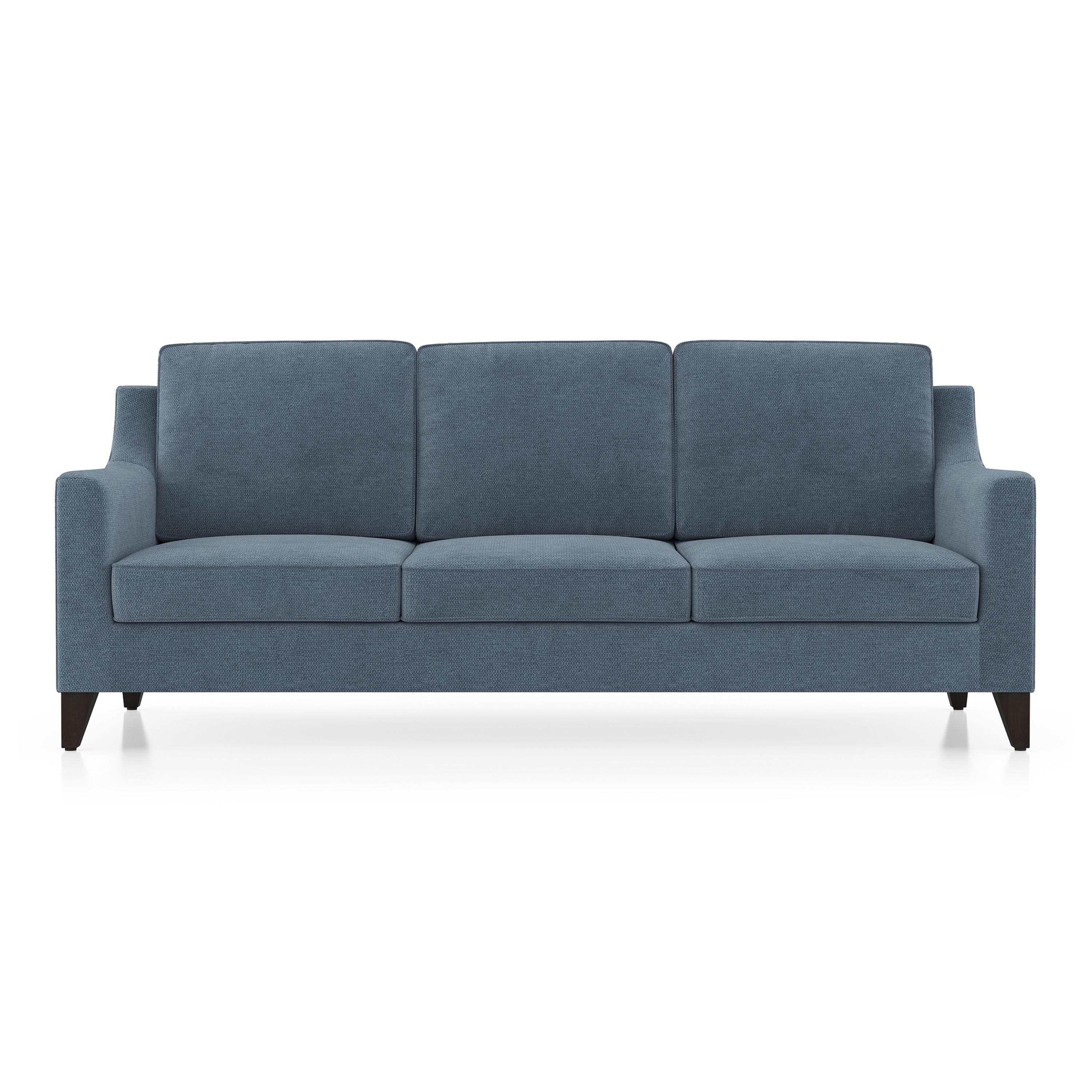 Abbey Sofa (Colour : Ocean Weave, Cushion : Soft, Seating Capacity : 3 Seater)