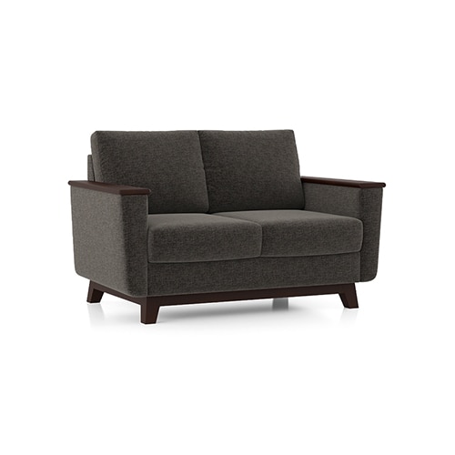 Corby Premium 2 Seater Fabric Sofa in Smoke Colour