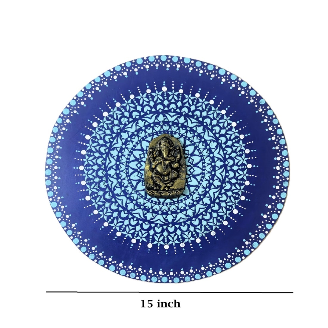 Multi Color Wooden Wall Art Panel made with hand made Cone Art Work of Marble Dust and Clay