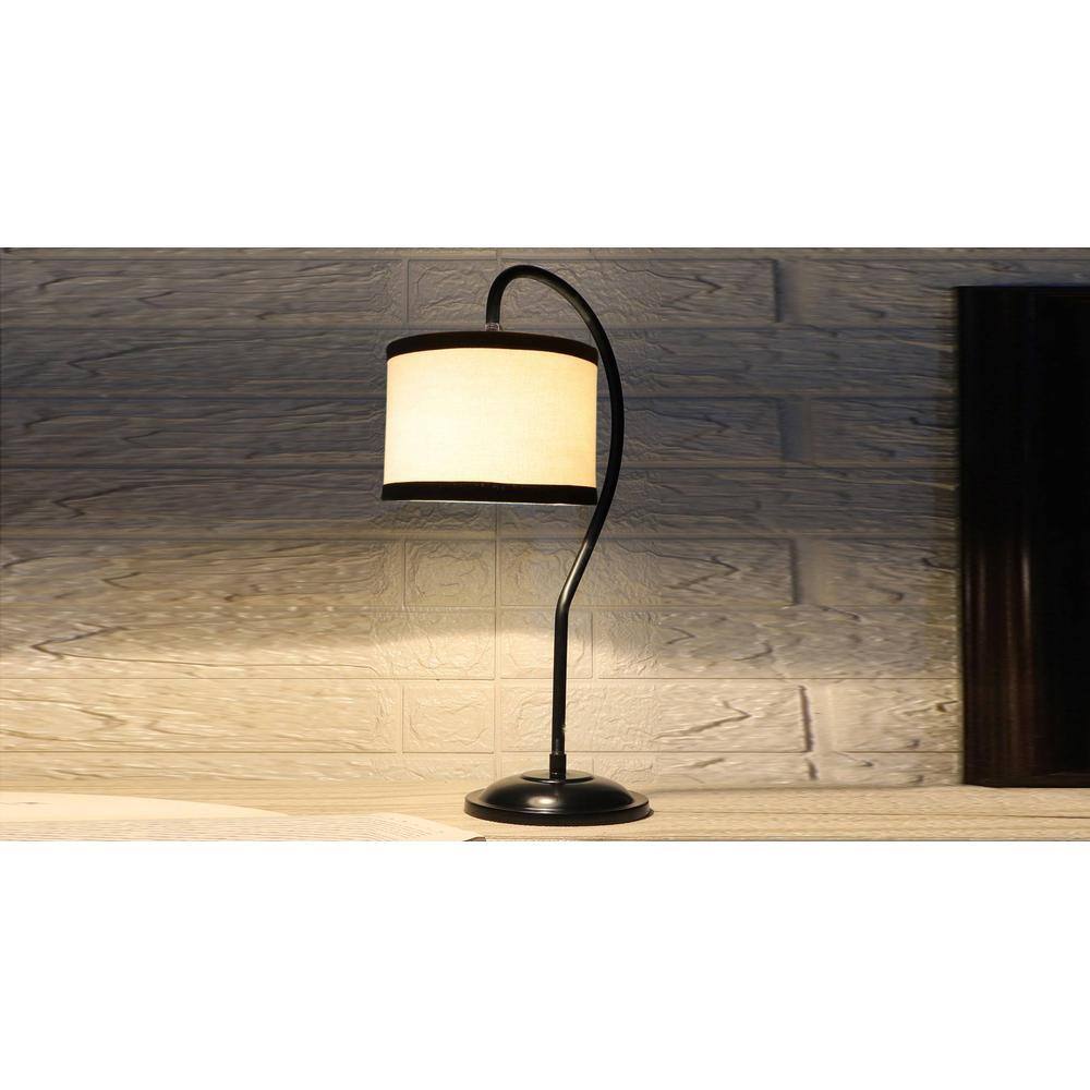 Multi cotton Curvy table lamp with Iron Base (SP07)