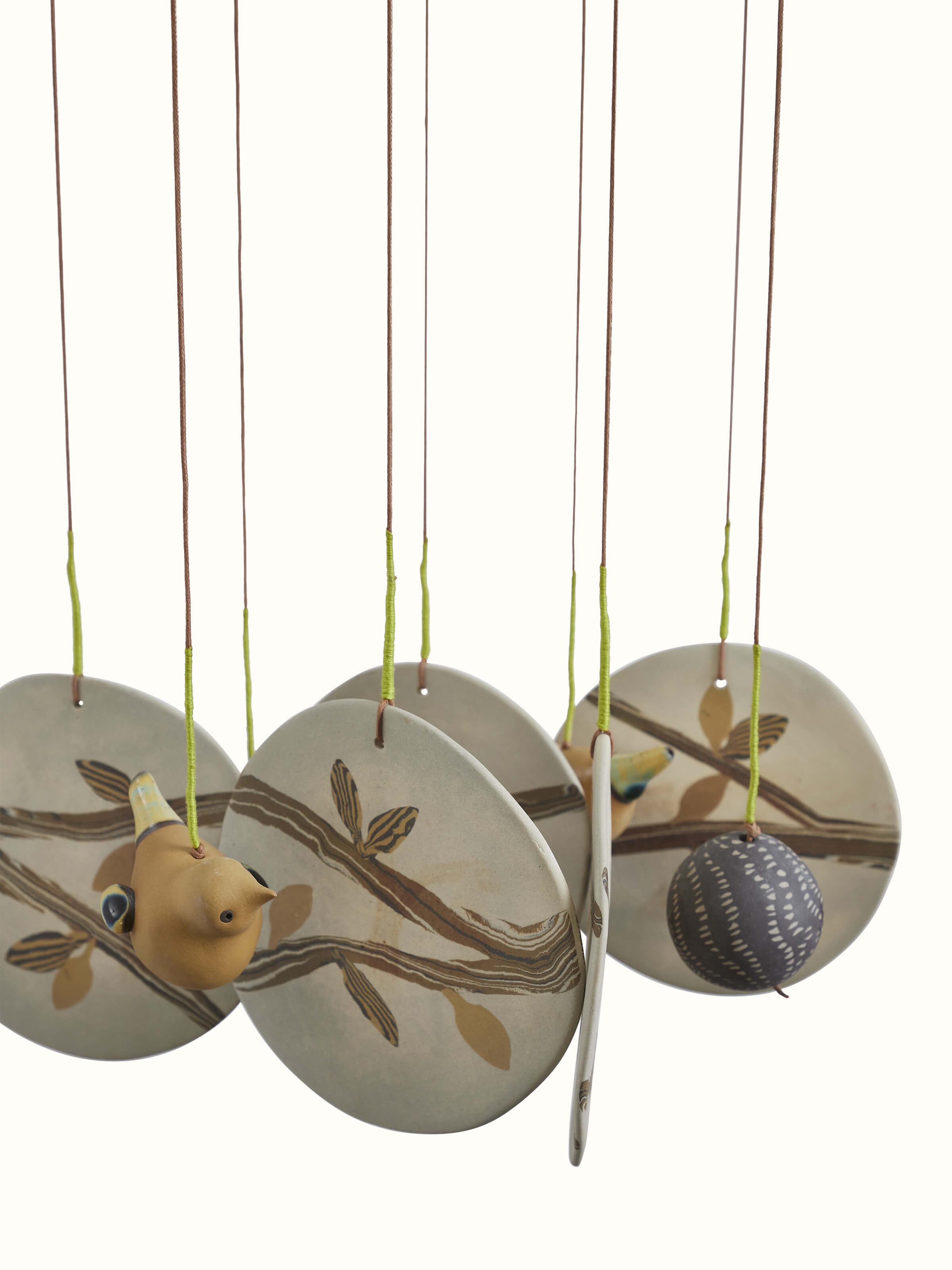 Tranquil Ceramicware Clay Wind Chime