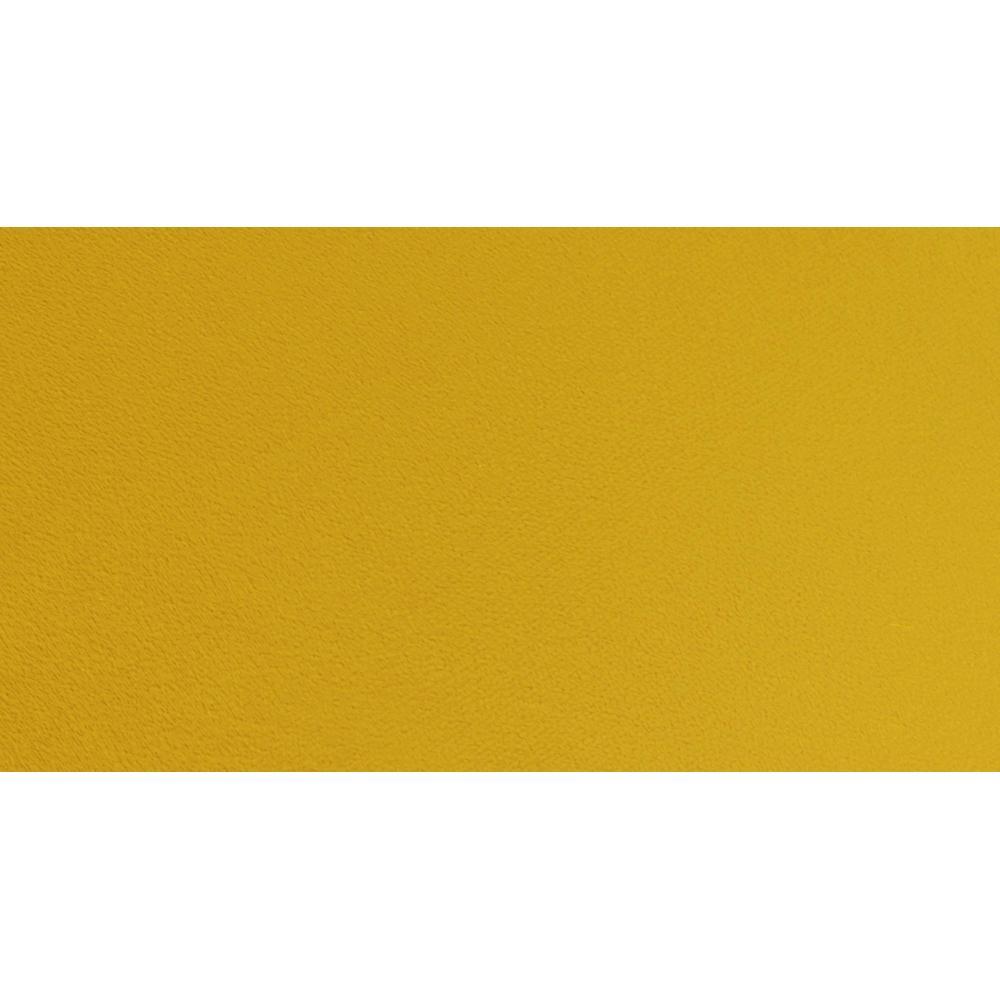 Dominic Solid Wood  Ottomon in  Yellow Colour