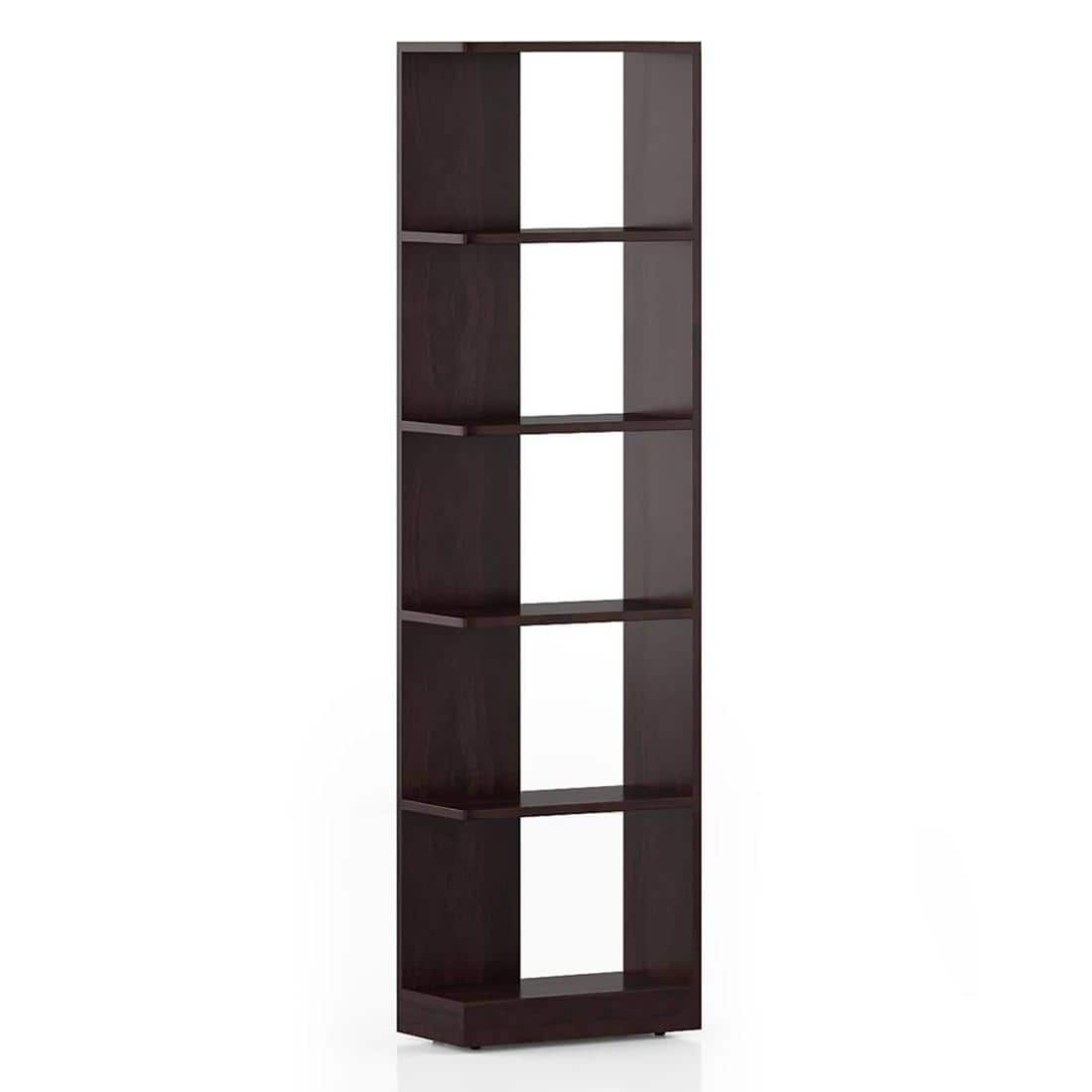 Paxton Solid Wood Bookshelf in Mahogany Finish