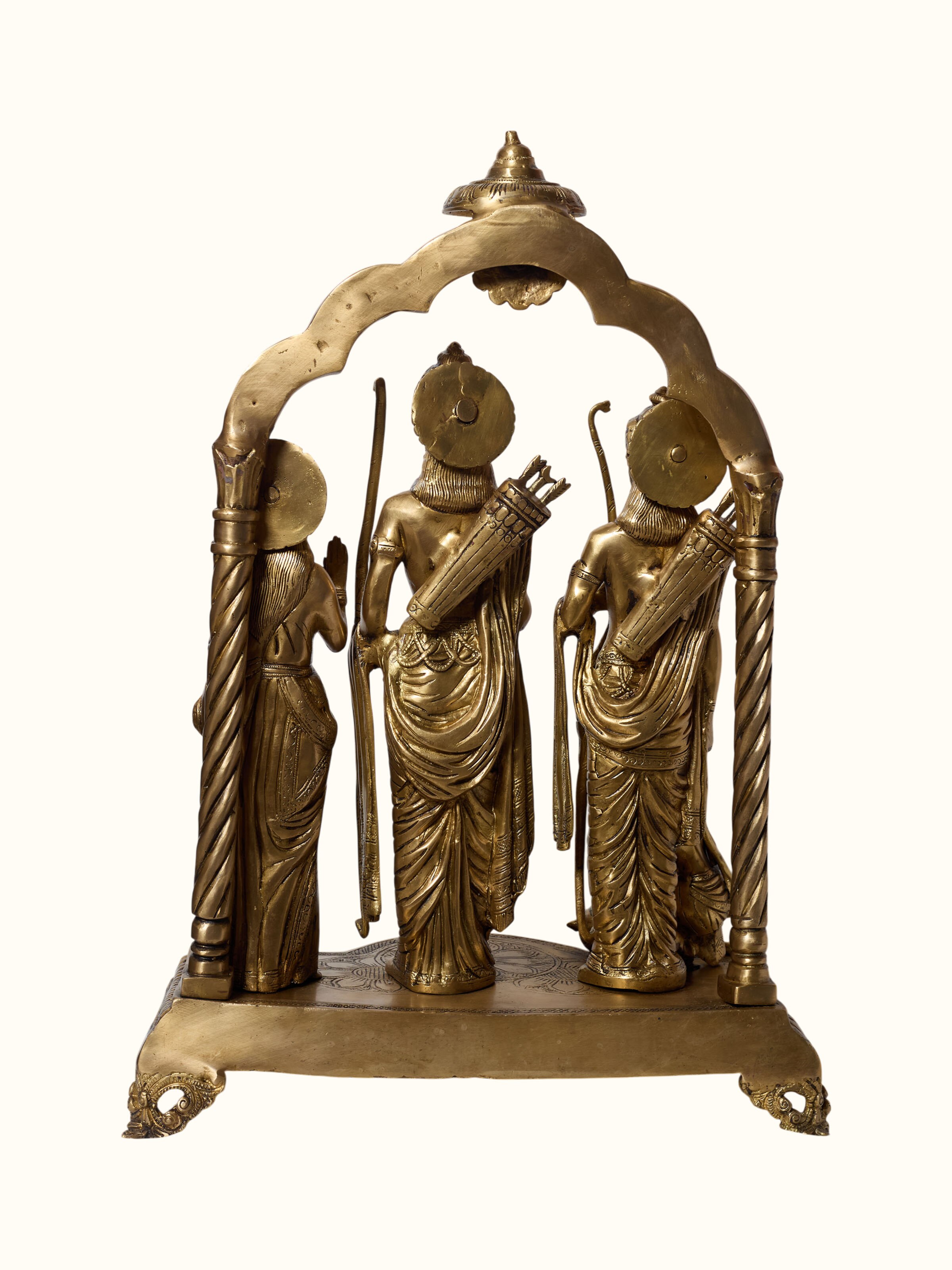 Brass Ram Darbar Standing Idol