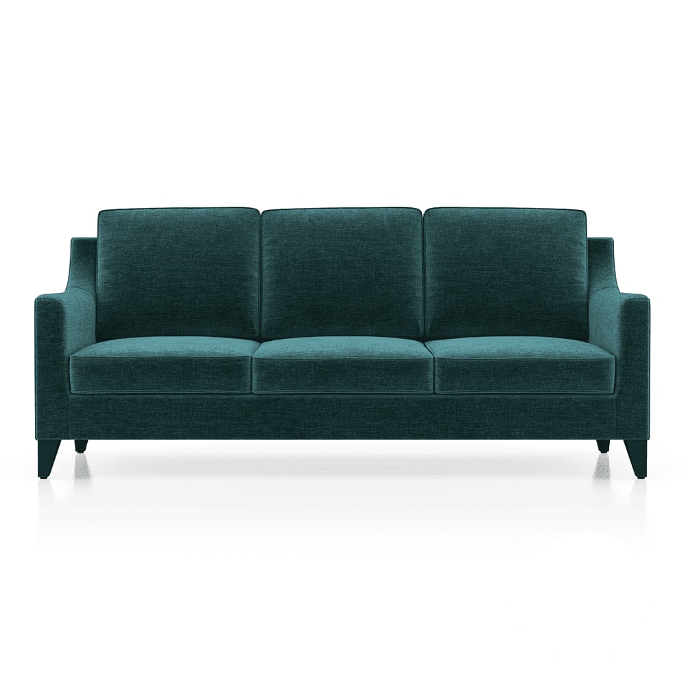 Abbey Sofa Set (Colour : Malibu, Cushion : Hard, Seater : 3+1+1)