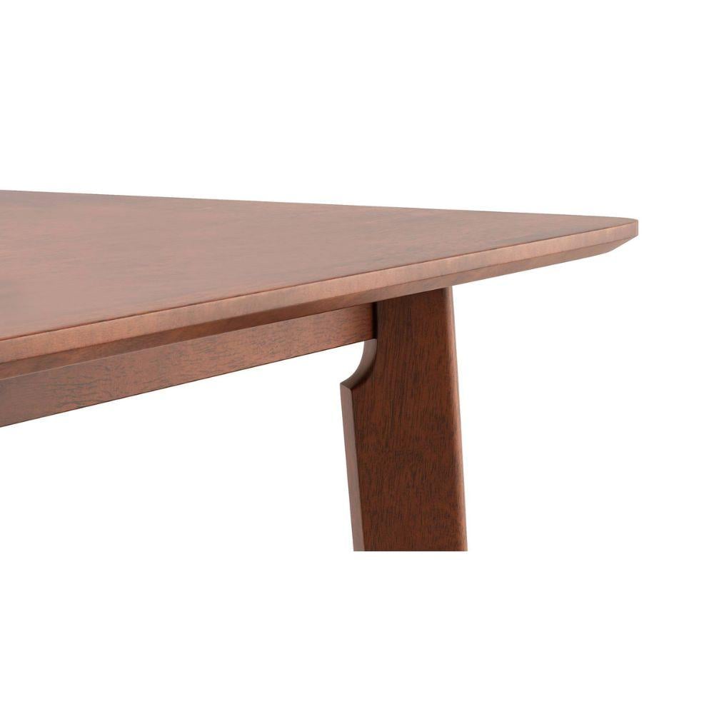 Augusta 4 Seater Dining Table In Dark Walnut Finish