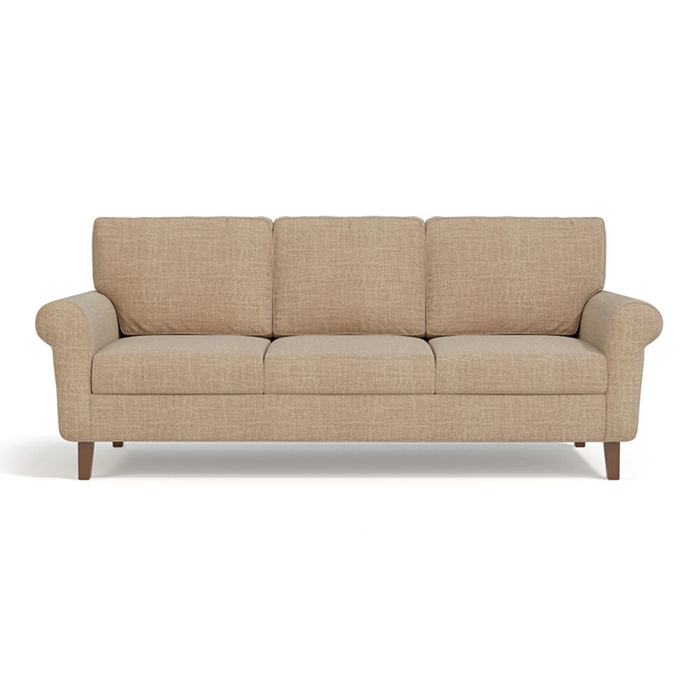 Oxford Sofa (Colour : Sandshell Beige, Cushion : Hard, Seater : 3+2+1)