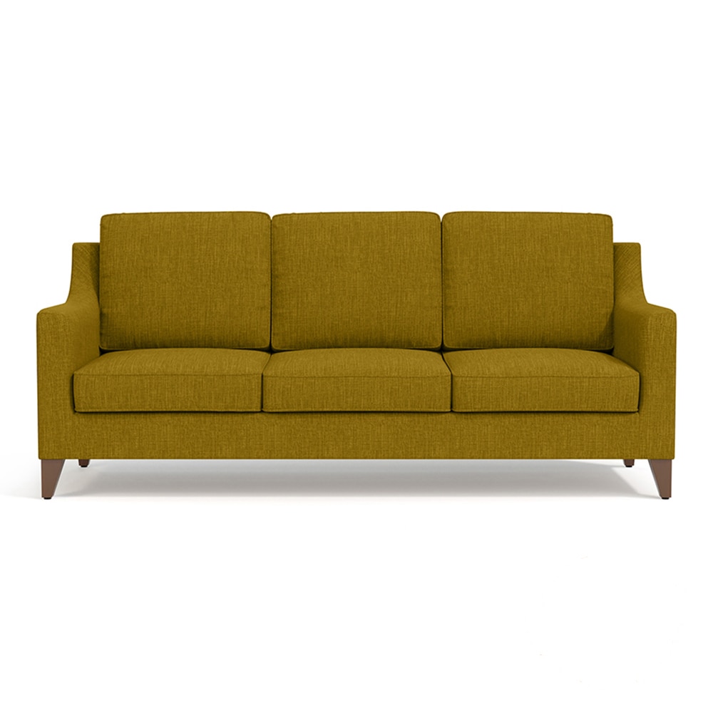 Abbey Sofa Set (Colour : Olive Green, Cushion : Hard, Seater : 3+2+1)