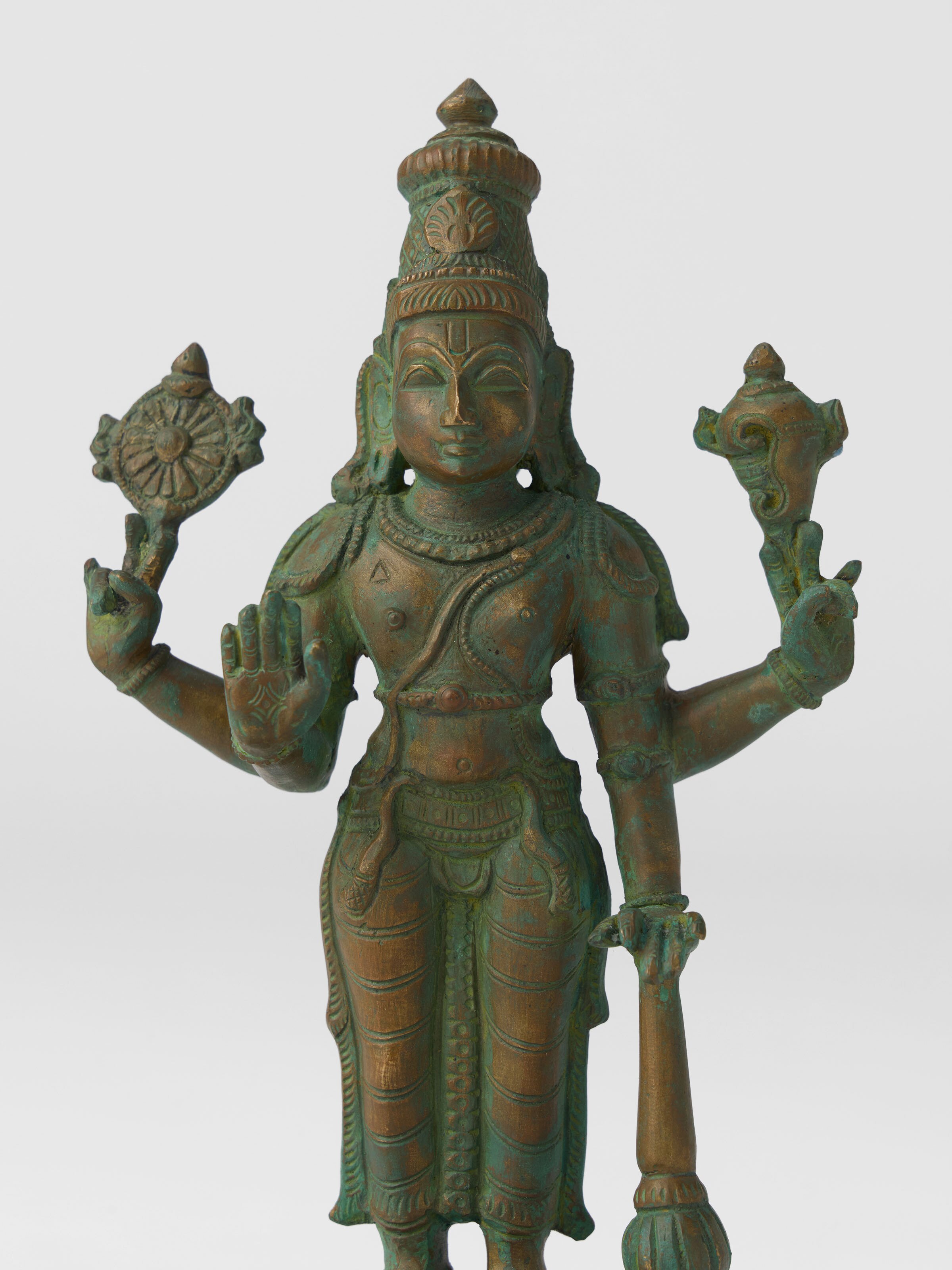 Bronze Cast Vishnu Idol