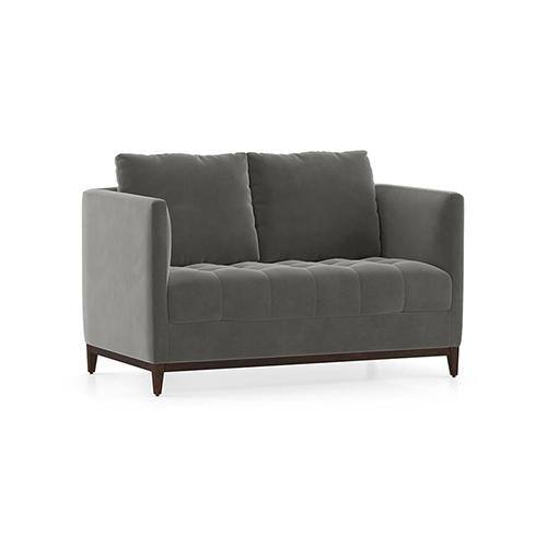 Florence Compact Sofa Set (Colour : Ash Grey Velvet , Seater : 3+2+1)