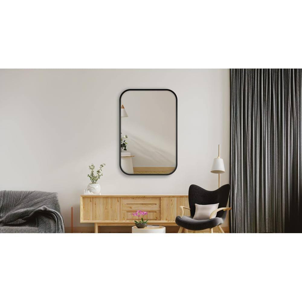 Aluminium Rectangular Decorative wall mirror by elegant arts and frames (Mirror size 600X900 mm)