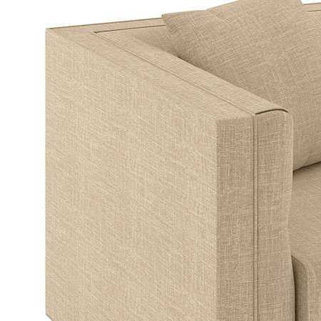 Windsor Luxe 1 Seater Fabric Sofa in Sandshell Beige Colour
