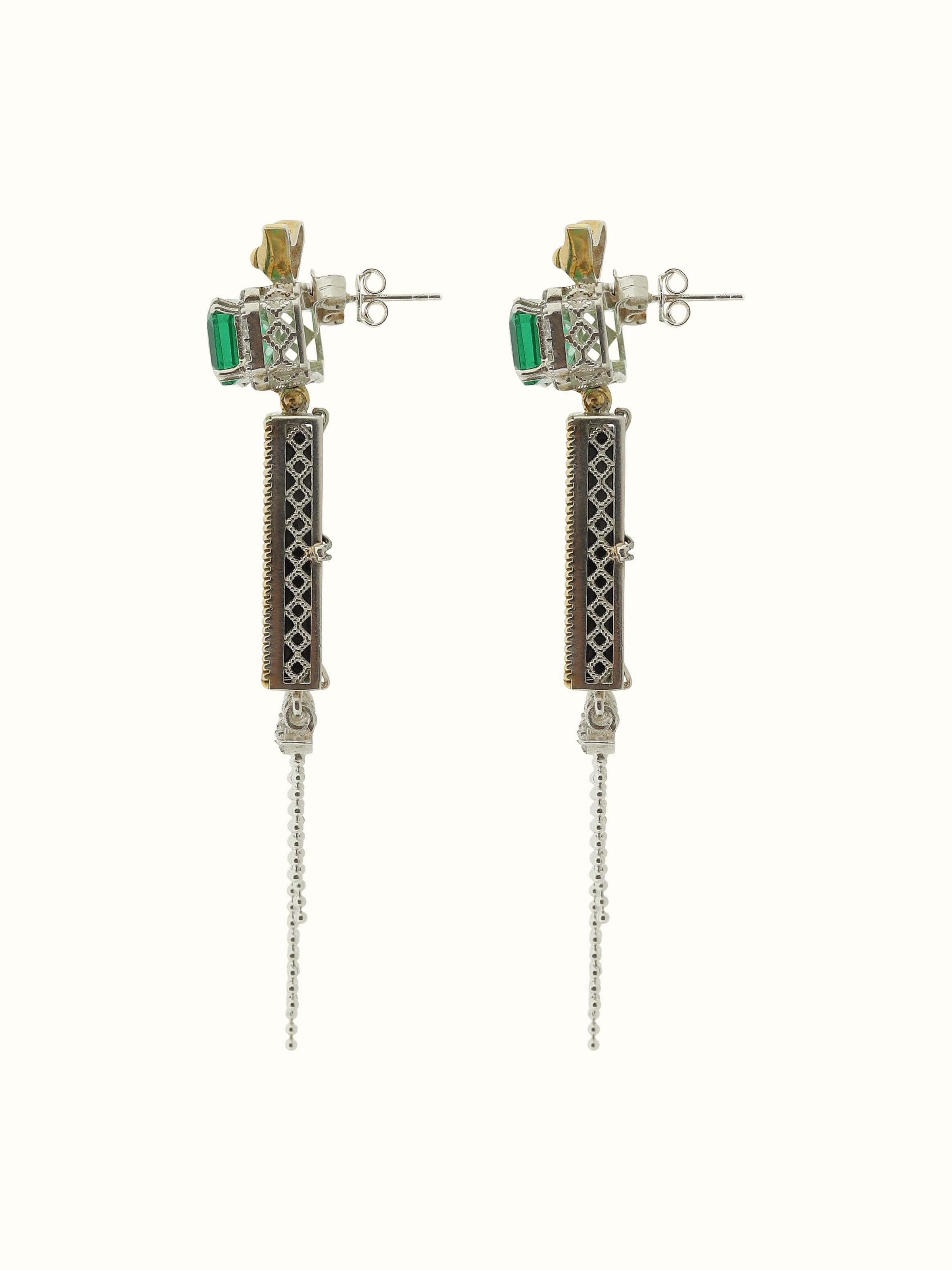 Parchinkari Silver Drop Earrings