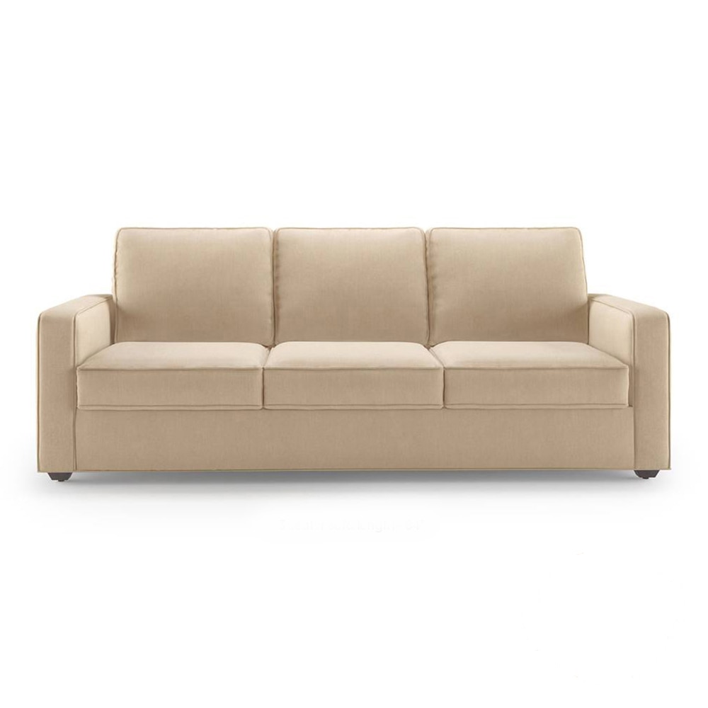 Apollo Compact Sofa Set (Colour : Birch Beige, Cushion : Soft, Back Type : Regular, Seater : 3+1+1)