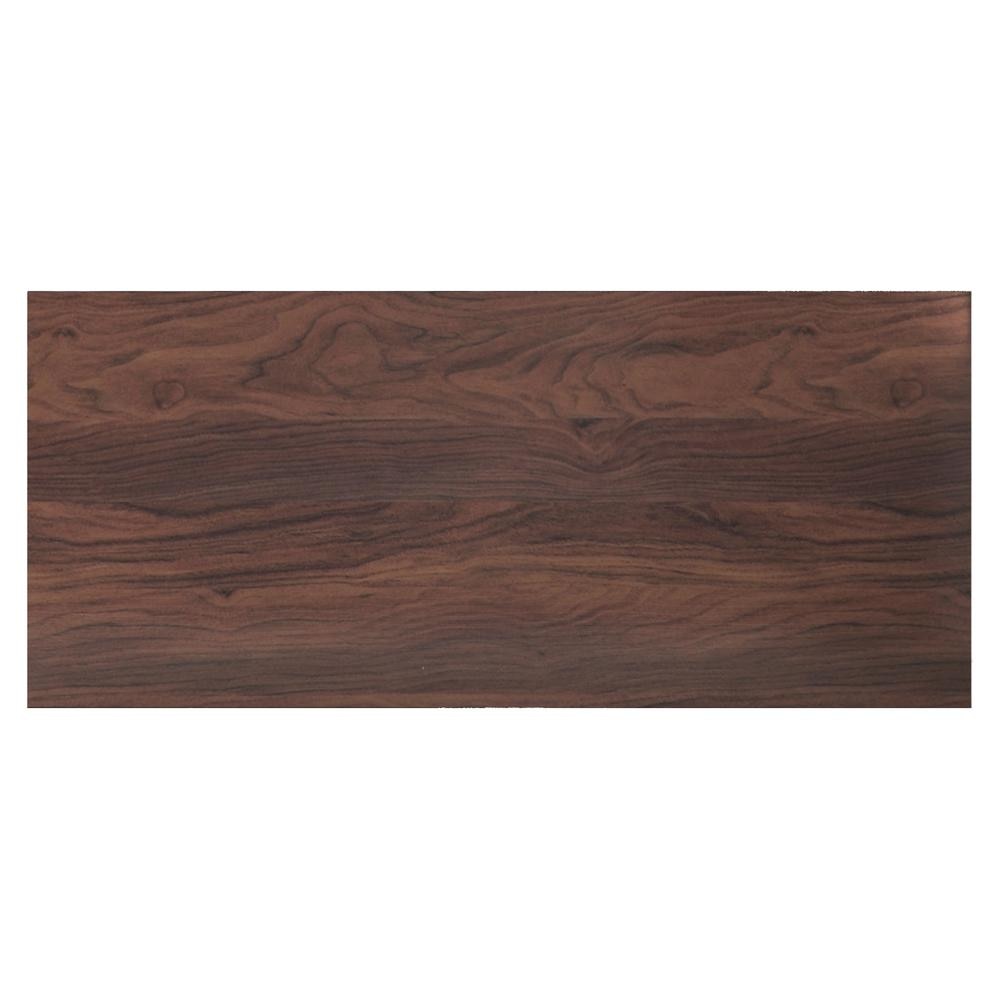 Kuruma Queen Size Bed In Walnut Finish