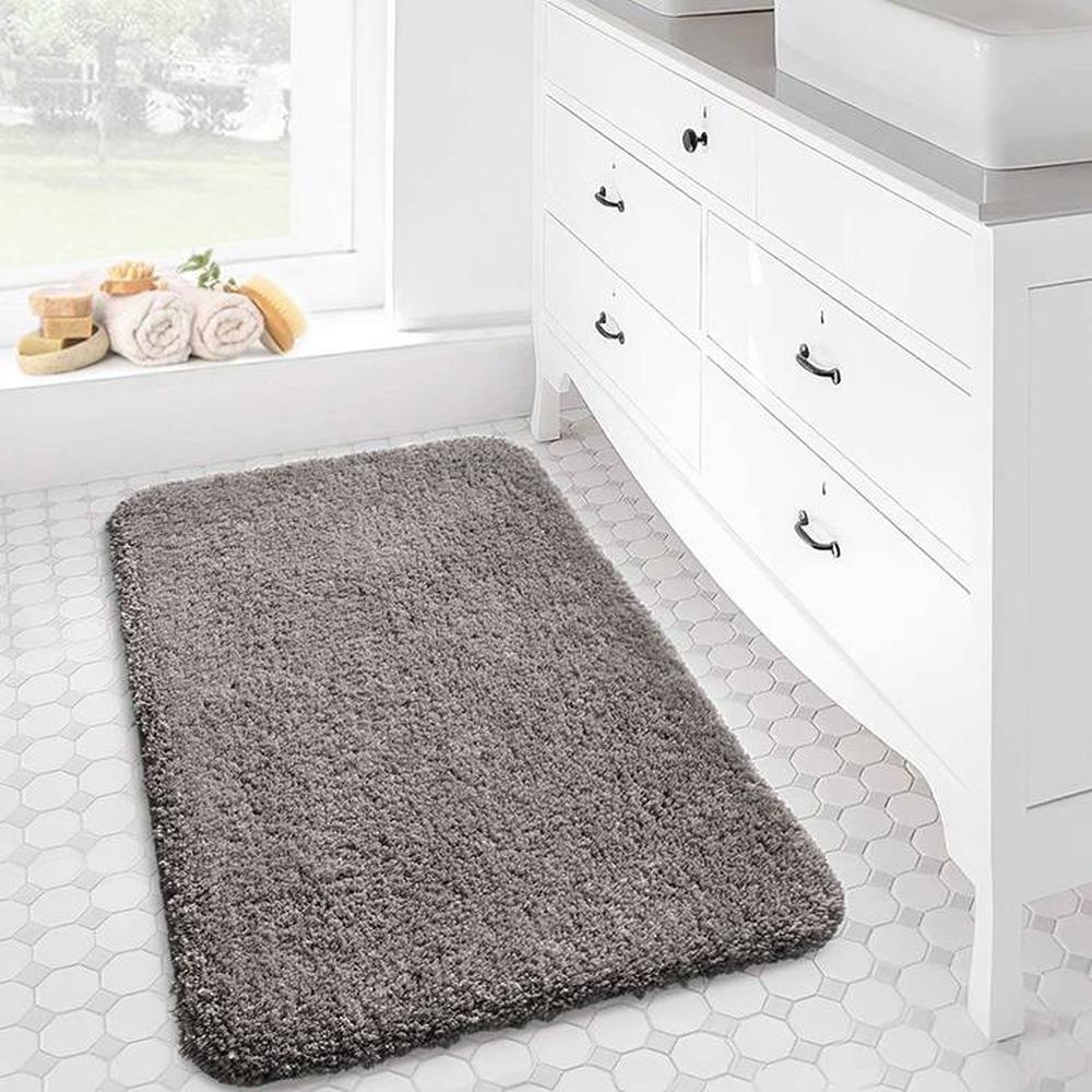Bathmat 2500 GSM Microfiber Anti Skid Slip Water Absorbent Machine Washable and Quick Dry Vages Mats for Bathroom, Kitchen, Entrance - Luxe Home International
