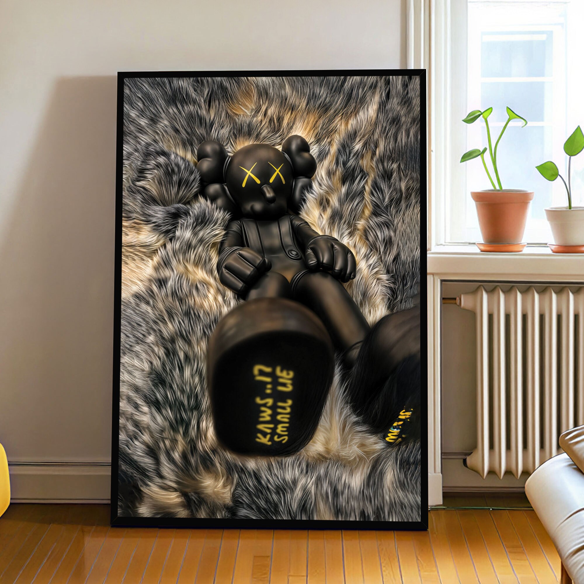The Castle Decor Styleer Toy Style Wall Art Framed Painting 20x30 Inch - The Castle Decor