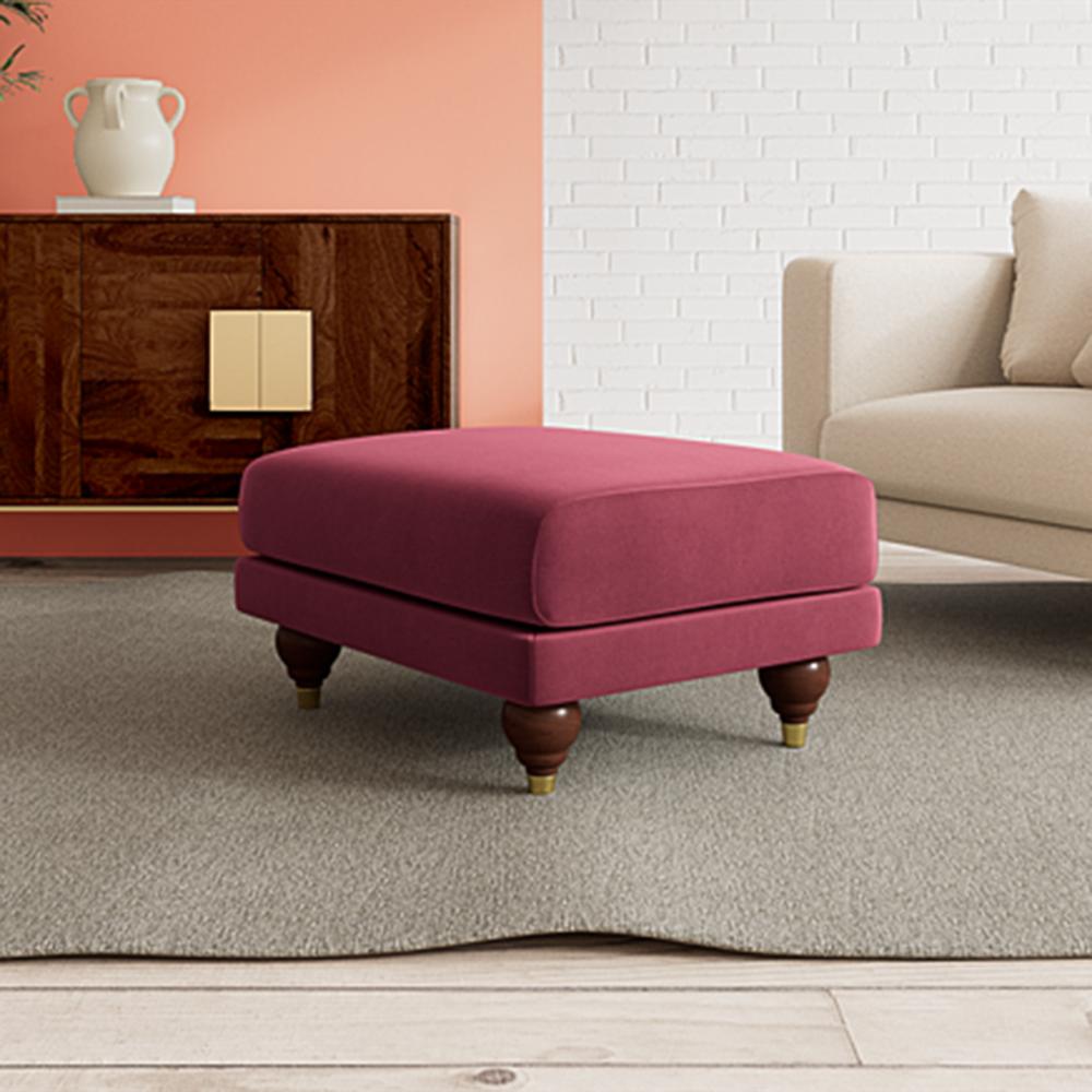 Weterlo Ottoman Color in Maroon