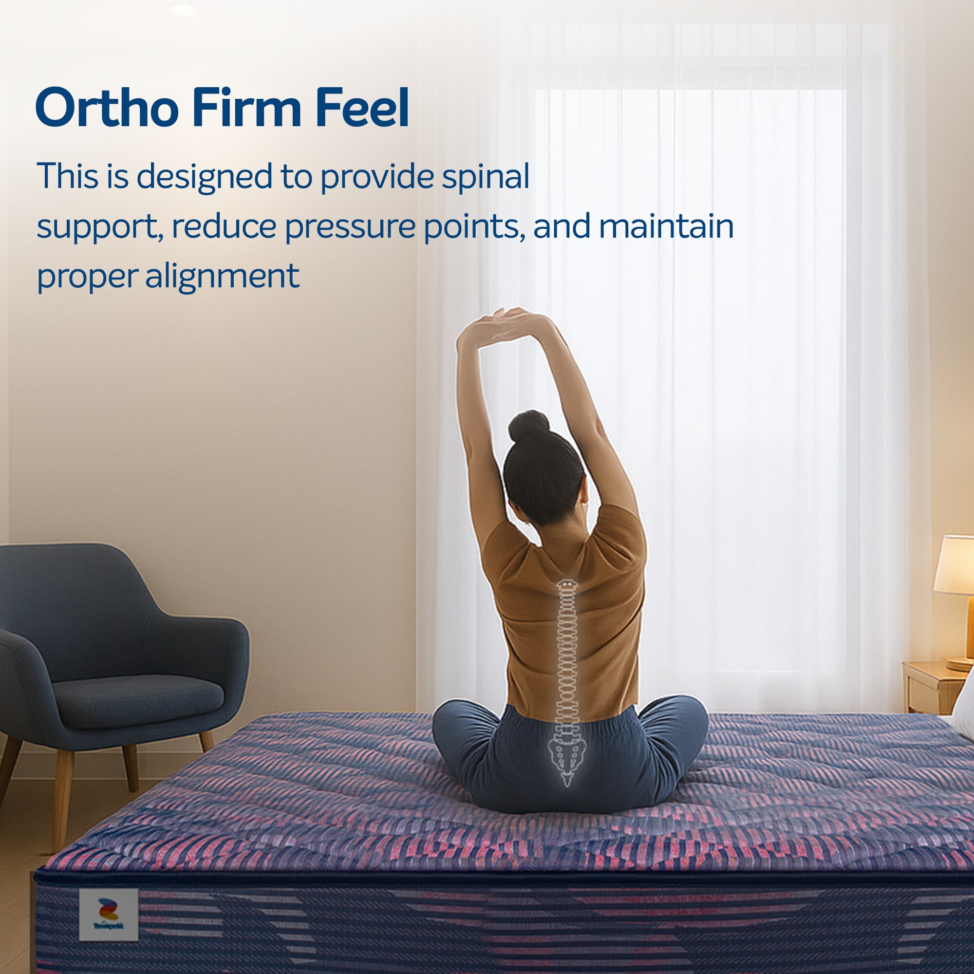 Sleepwell Champ Classic Ortho 4 inch Single Bonded Foam Mattress (L x W: 78 inch x 36 inch)