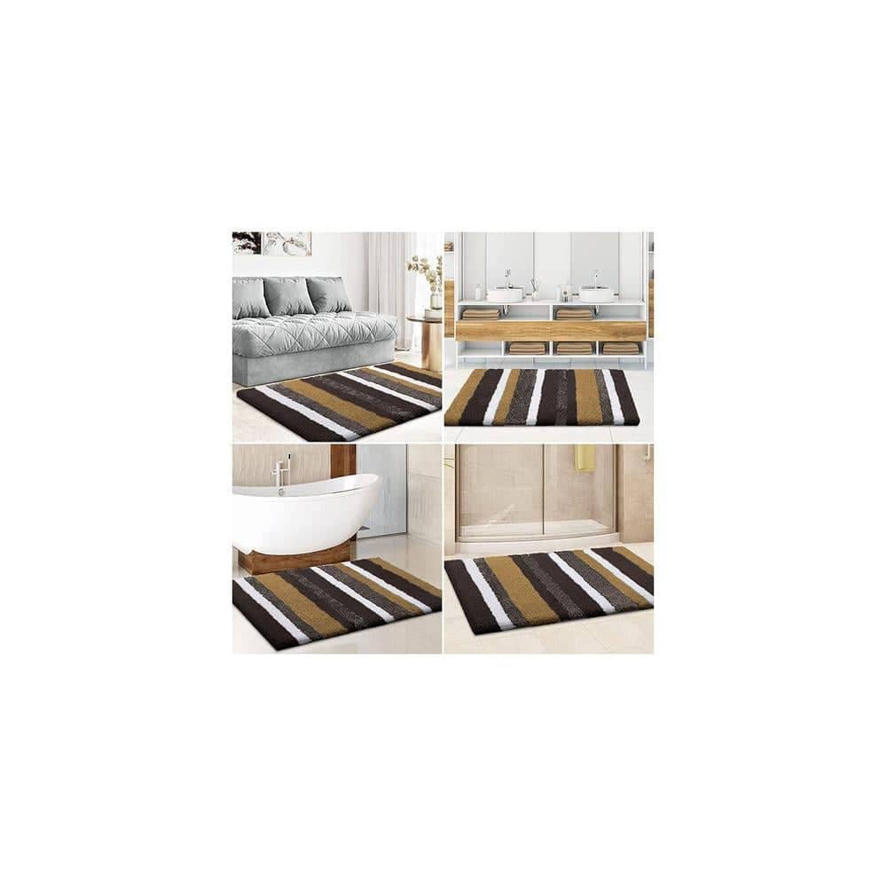 Bathmat 2500 GSM Microfiber Anti Skid Slip Water Absorbent Machine Washable and Quick Dry Italia Mats for Bathroom, Kitchen, Entrance