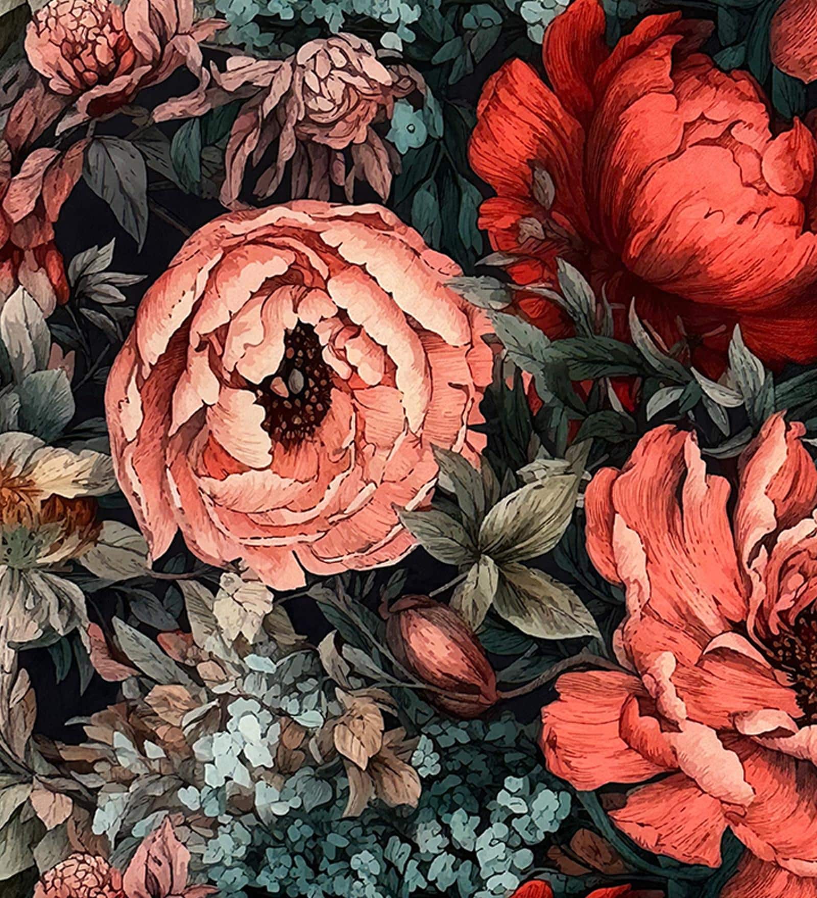 Rosabelle Wing Back Chair in Multi Colour