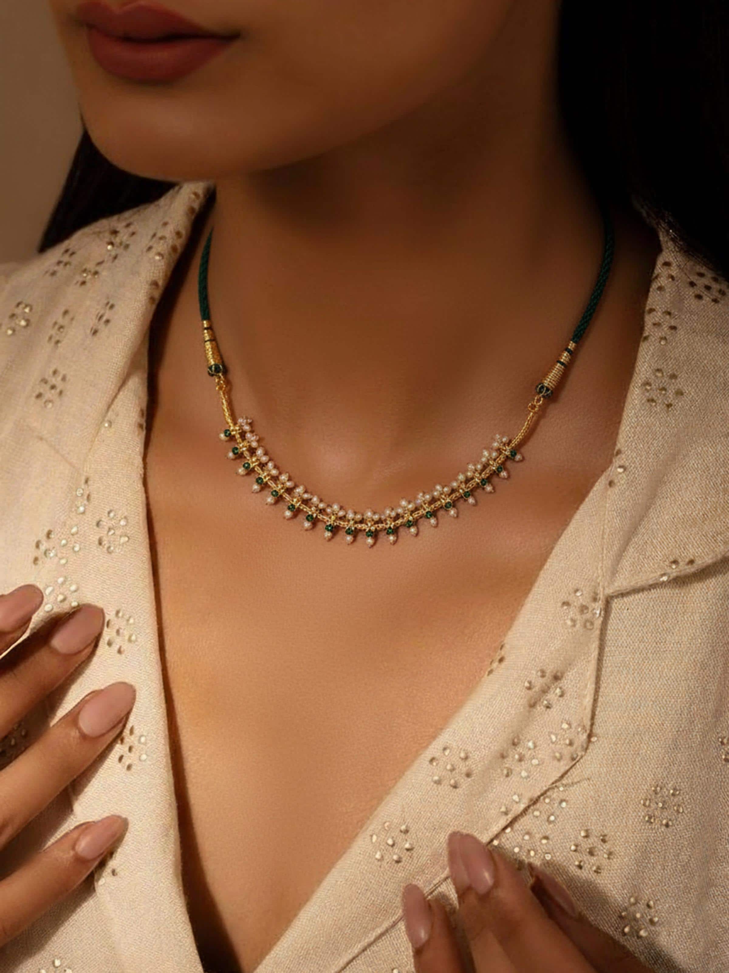 Guttapusalu Silver Choker