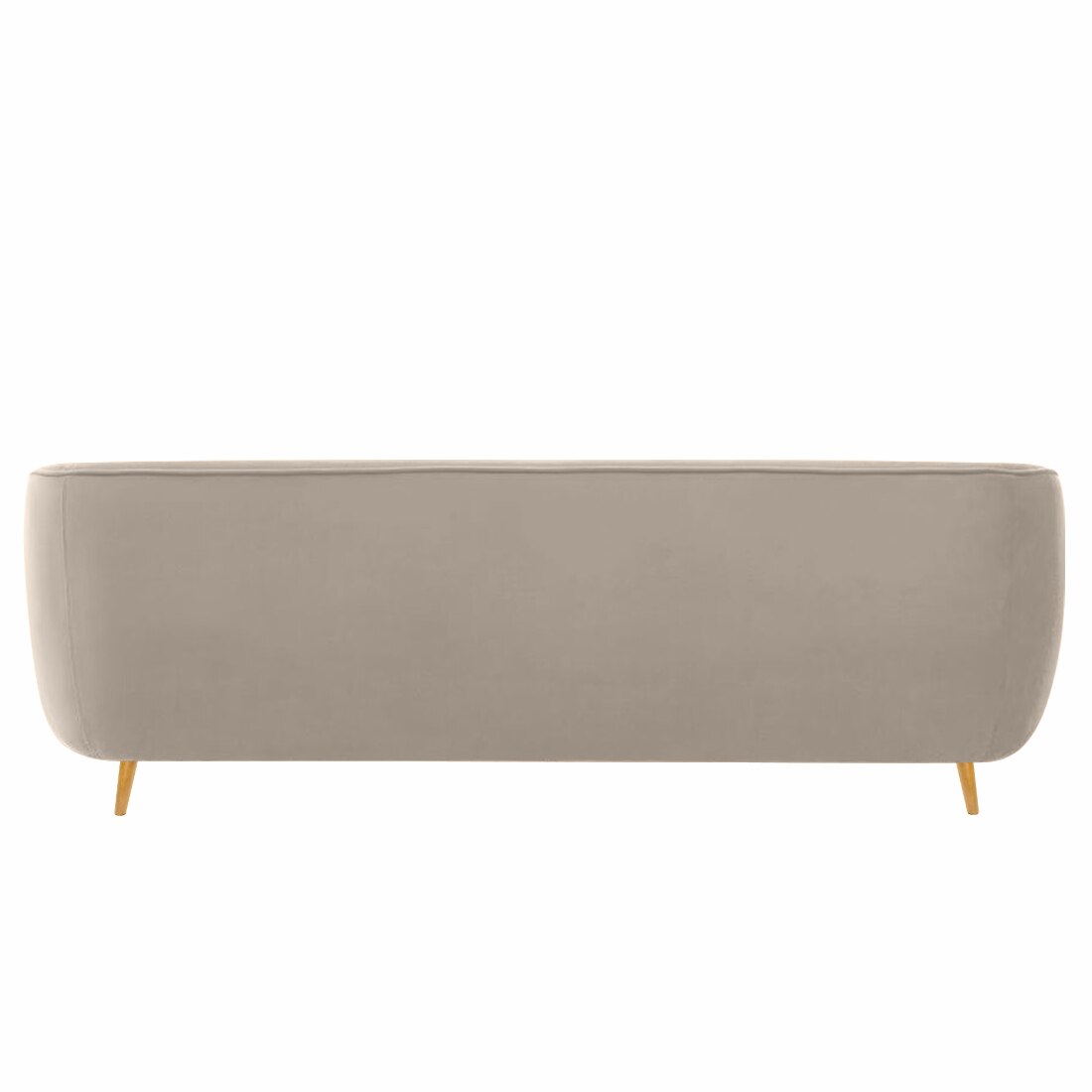 Nero Velvet 3 Seater Sofa in Cream Colour