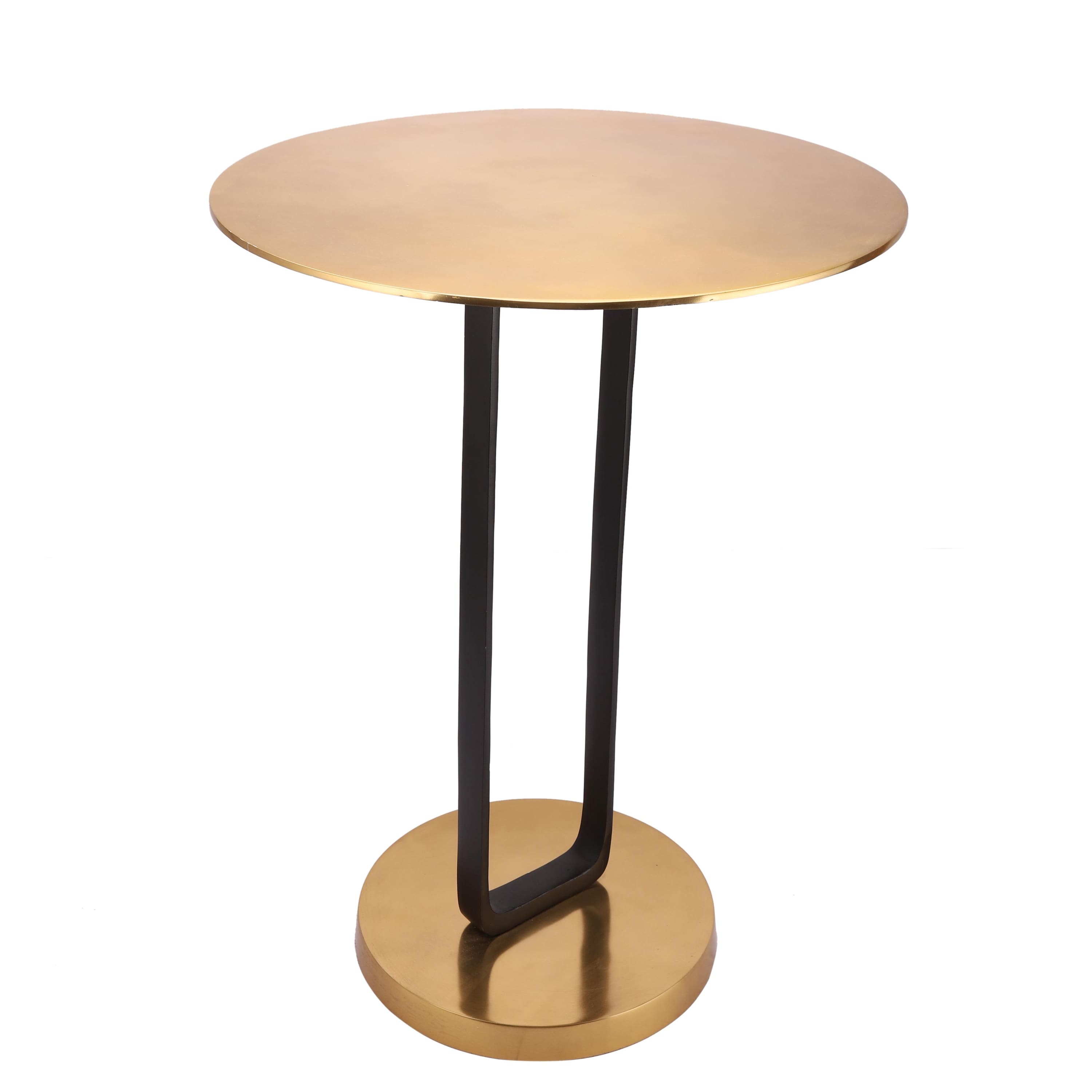 Irwin Rectangle Metal Side Table in Gold Colour