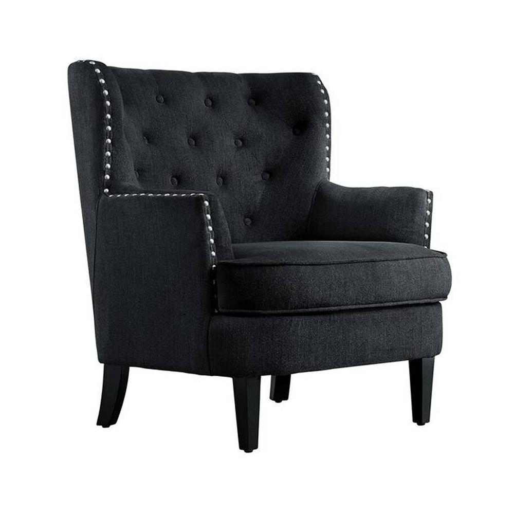 Brogen Accent Chair in Black Colour