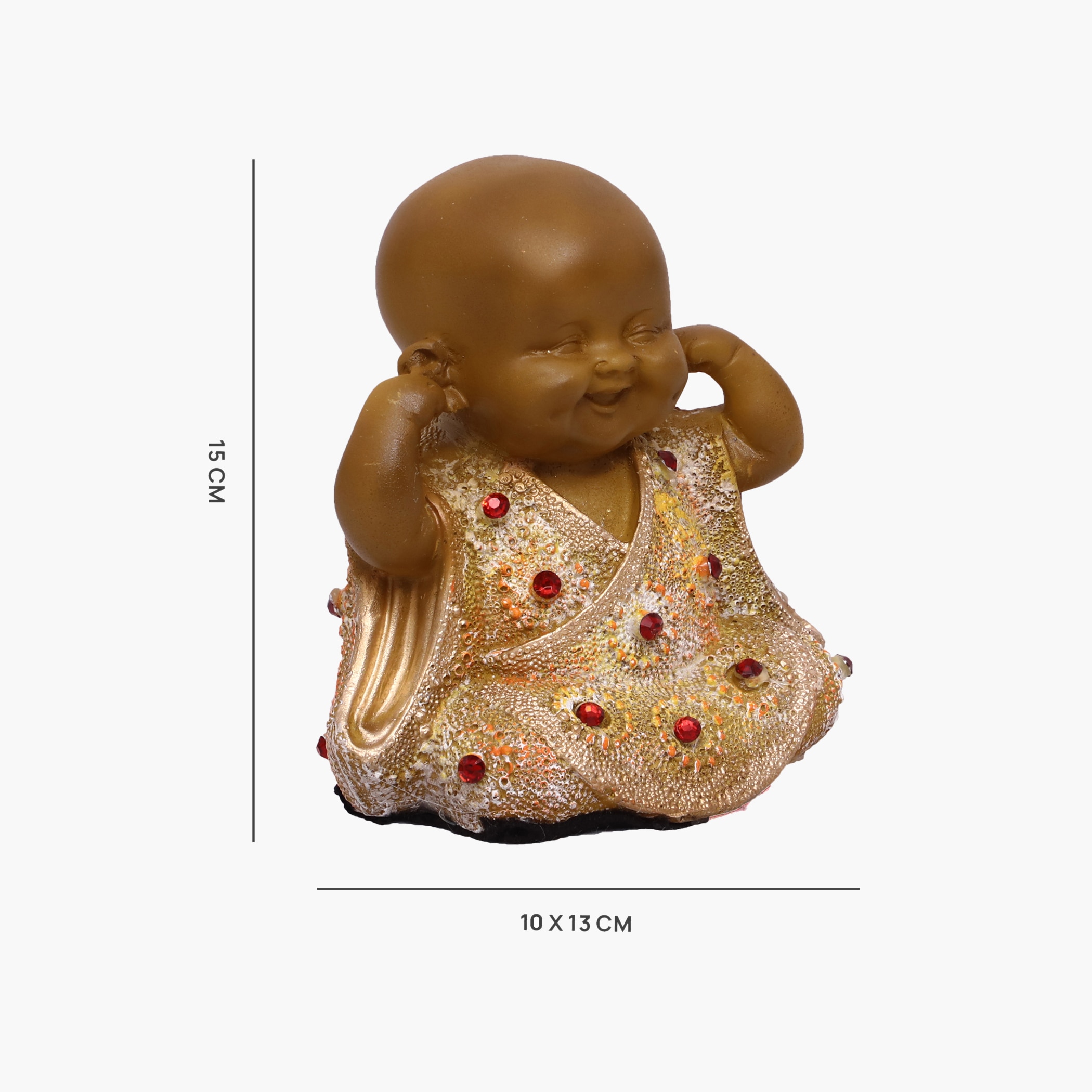 VEDAS Polyresin  Figurine in Yellow Colour - Vedas