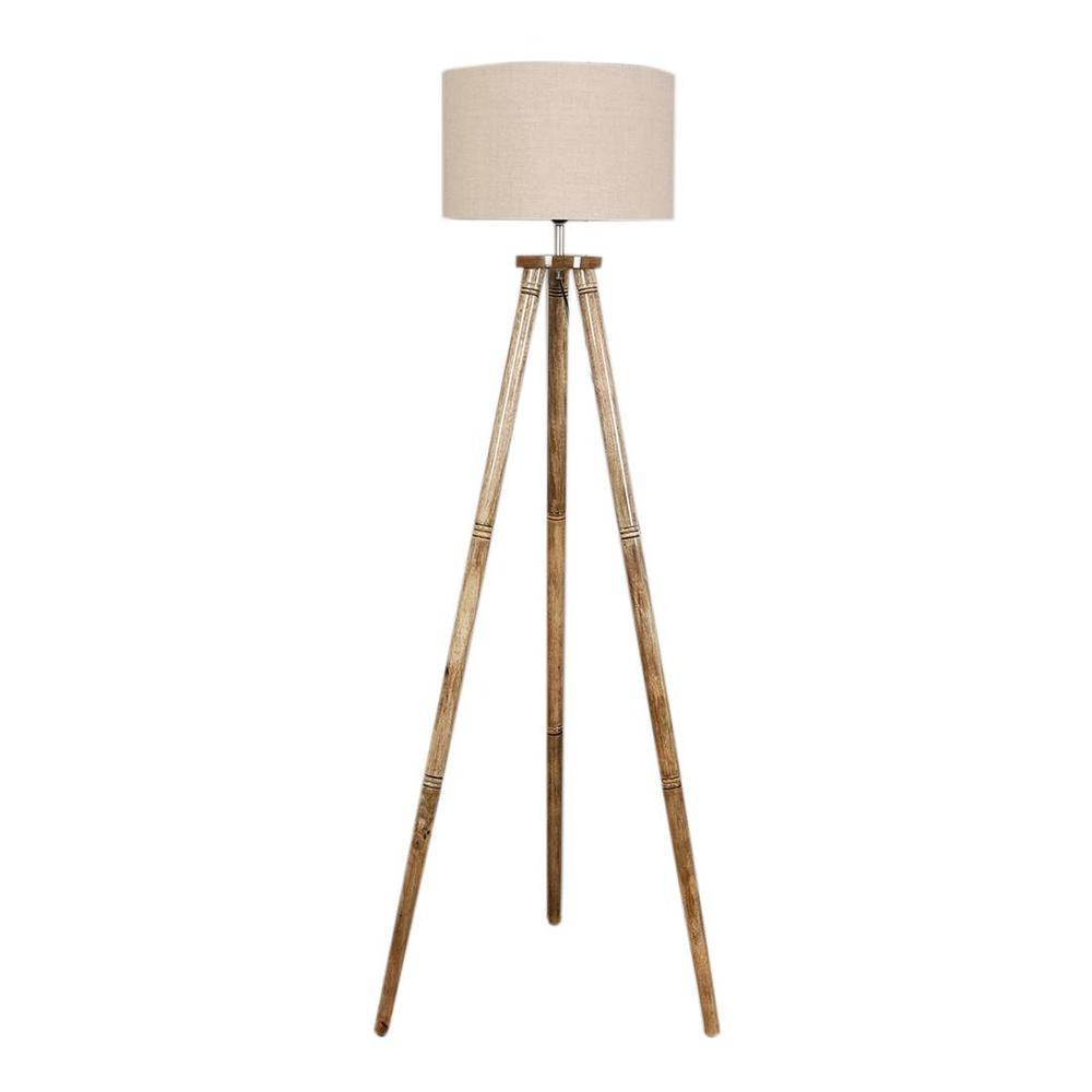 Kaze Solid Wood Floor Lamp