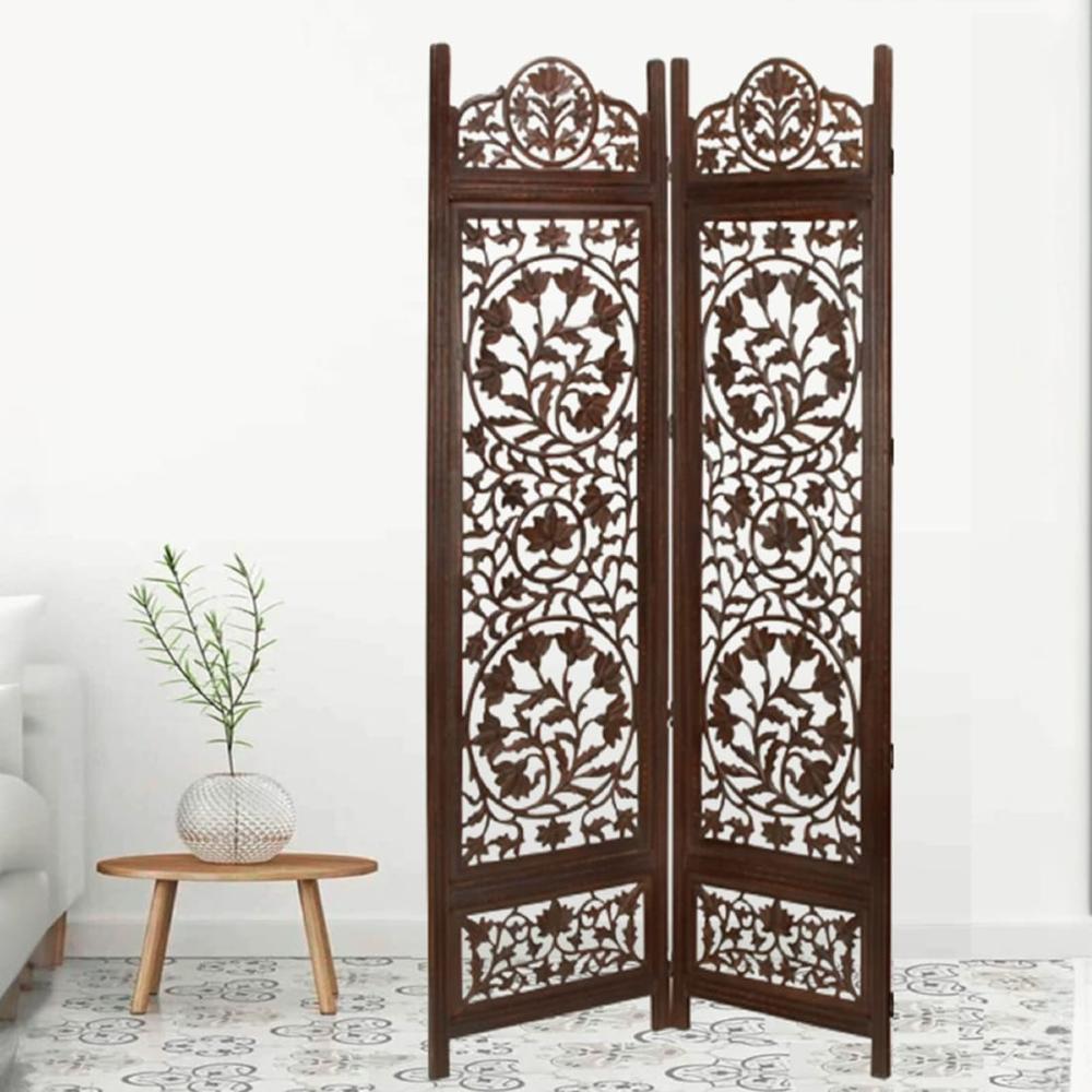 Kissie Solid Wood 4 Panel Room Divider