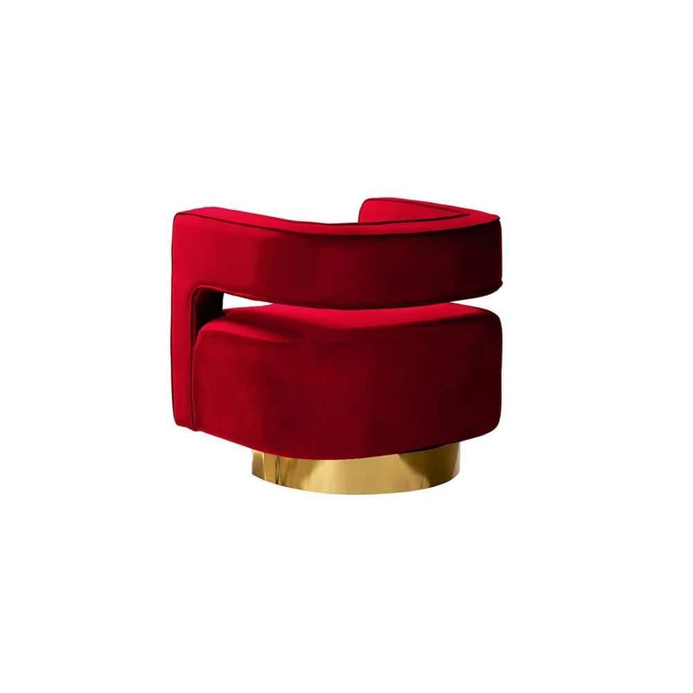 Alson Accent Chair in Red Colour