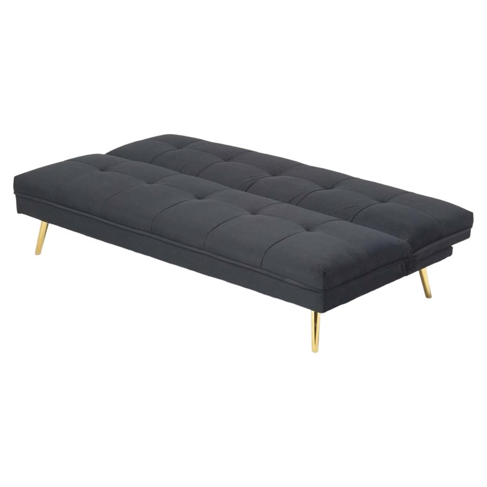 Lebon 3 Seater Sofa Cum Bed In Black Color