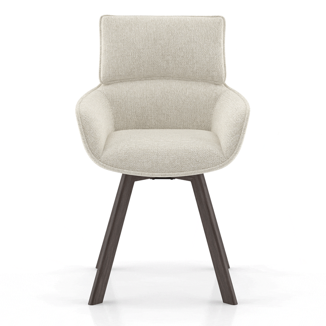 Aeris Ceramic 4 To 6 Seater Extendable Dining Table With Bren Dining Chair