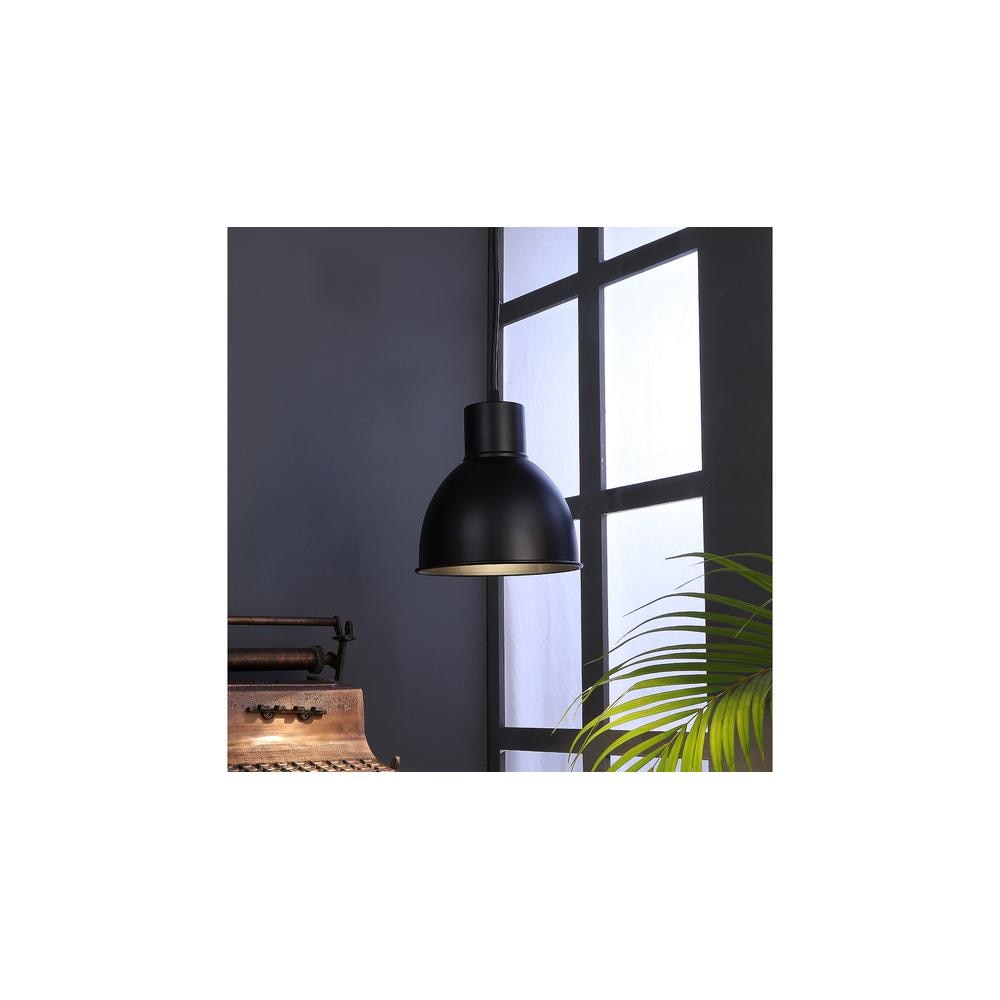 Opi Minimal Pastel Black Metal Single Hanging Light