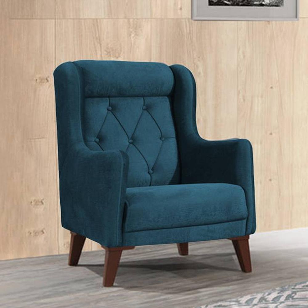 Ruby Accent Chair in T Blue Colour