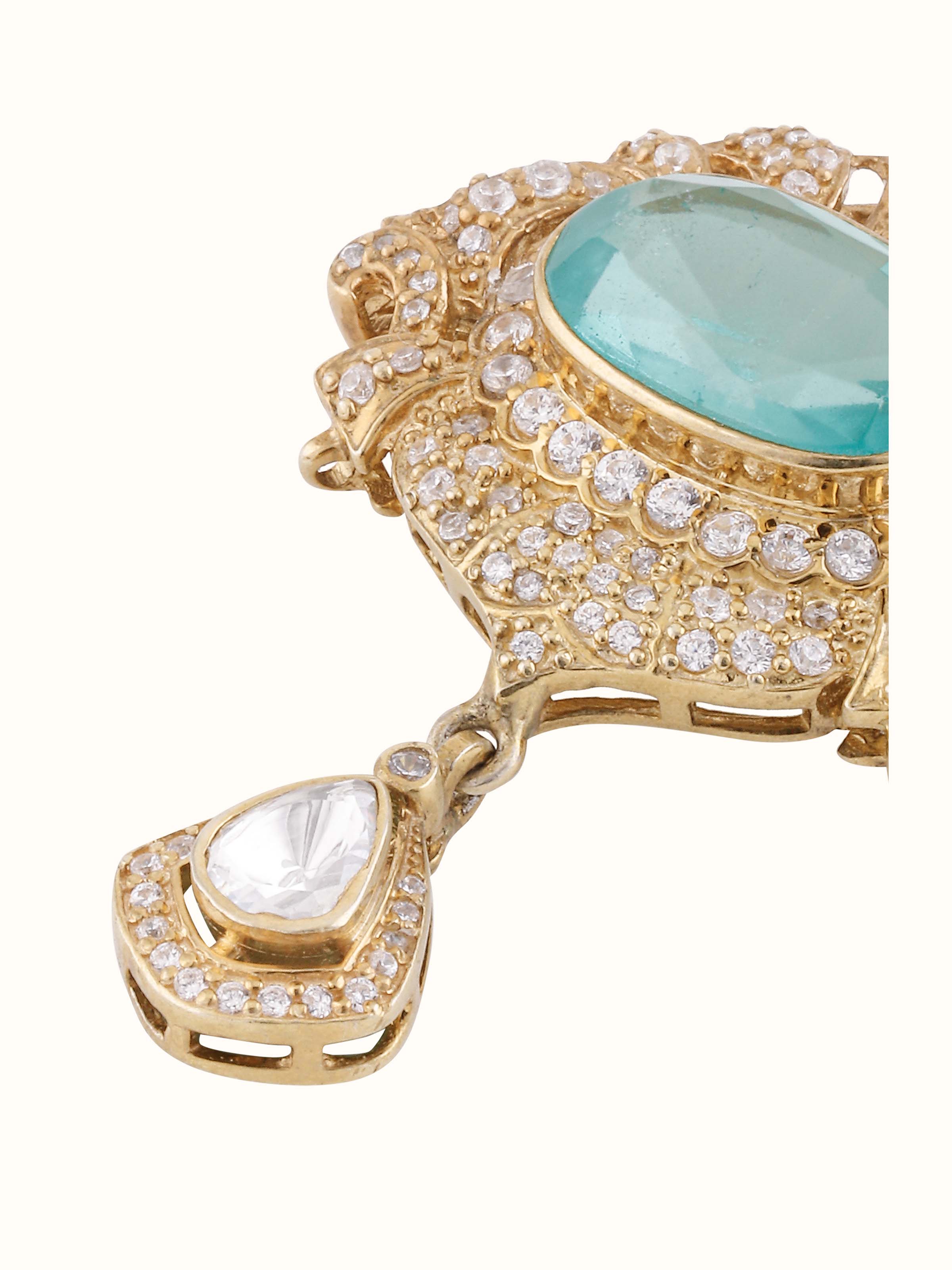 Back side view of silver smithing brooch pin