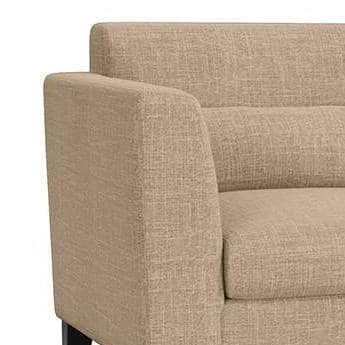 Lewis 3 Seater Fabric Sofa in Sandshell Beige Colour