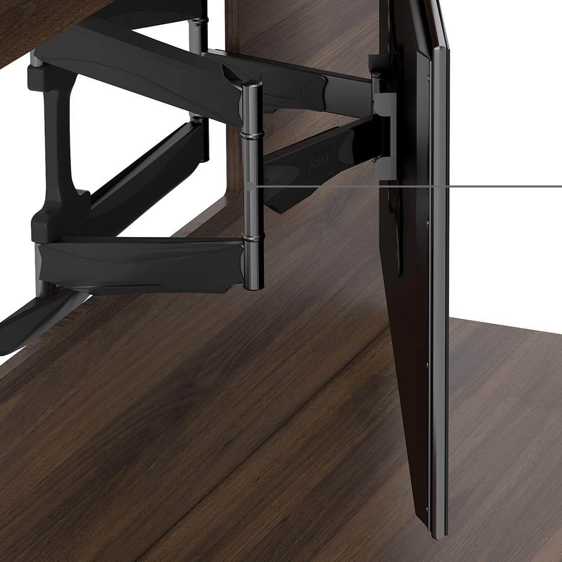 Iwaki Engineered Wood Swivel TV Unit in Columbian Walnut Finish