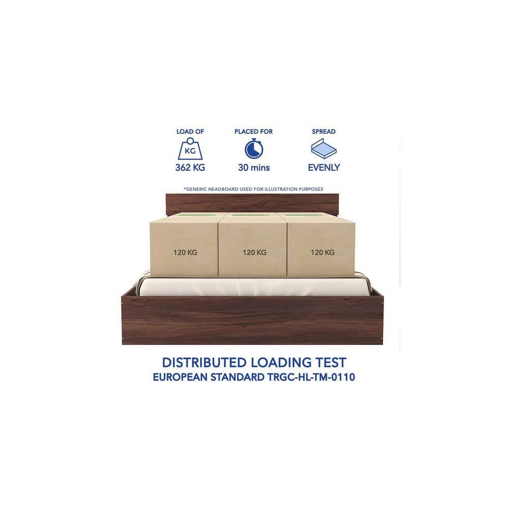 Taygete Solidwood Headbord With Box Storage Queen Bed