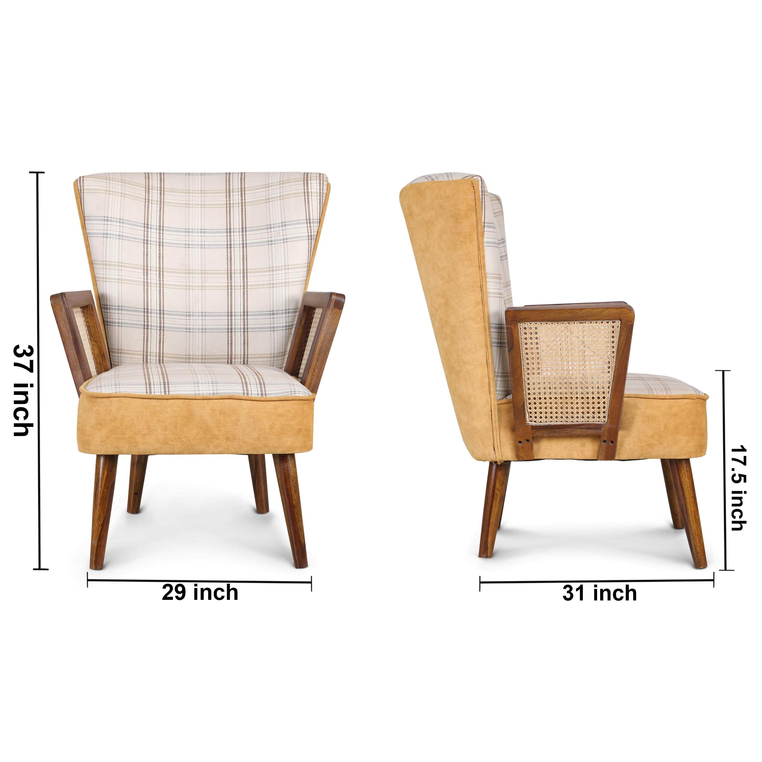 Matilda Cane Arm Chair