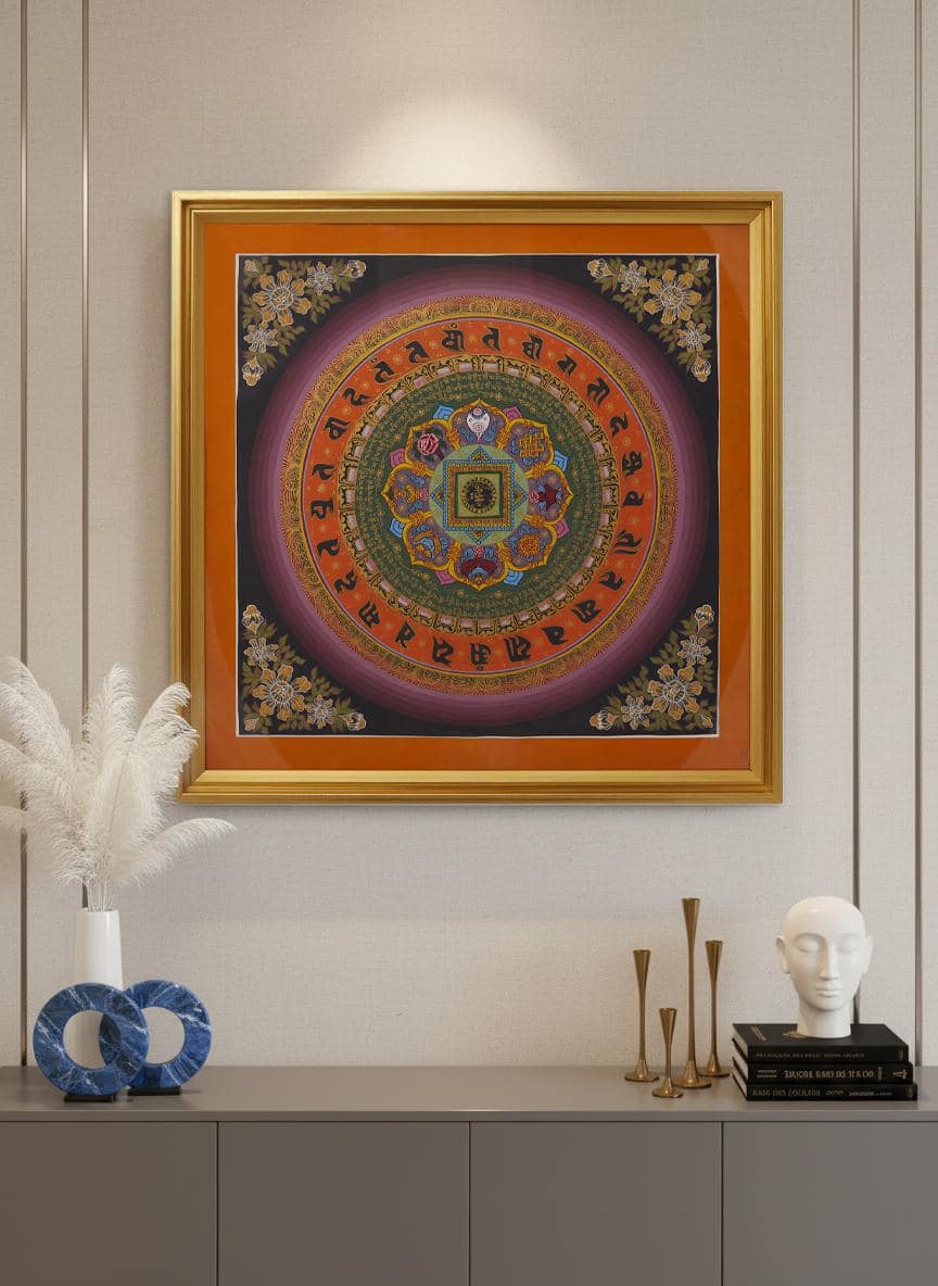 Thangka Wheel of Life Painting