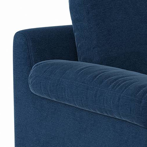 Esquel Premium 2 Seater Fabric Sofa in Lapis Blue Colour